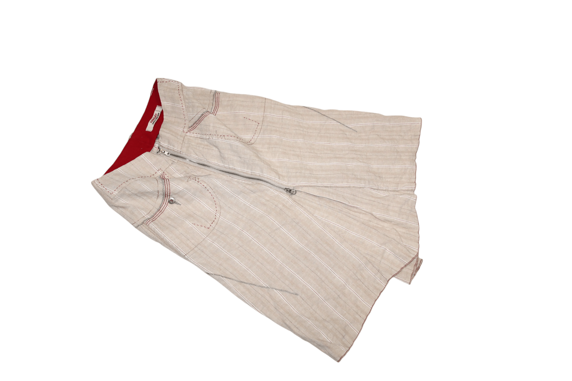 Marithe + Francois Girbaud 🔥Iconoclast Cotton Linen Asymmetrical transformation skirt Size 30" / US 8 / IT 44 - 5 Thumbnail