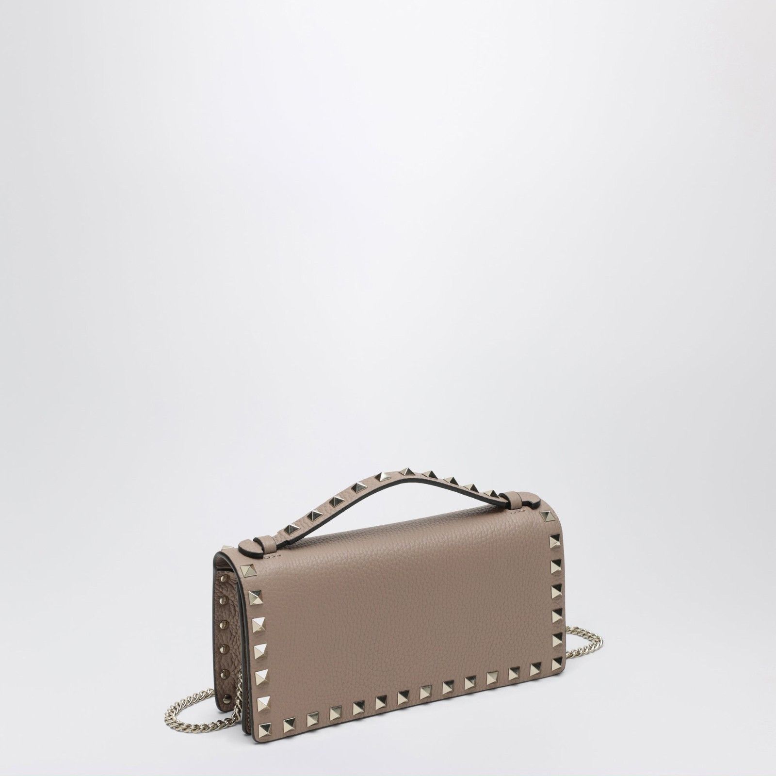 Valentino VALENTINO GARAVANI Rockstud Powder Pink Chain Wallet Bag New Size ONE SIZE - 2 Thumbnail