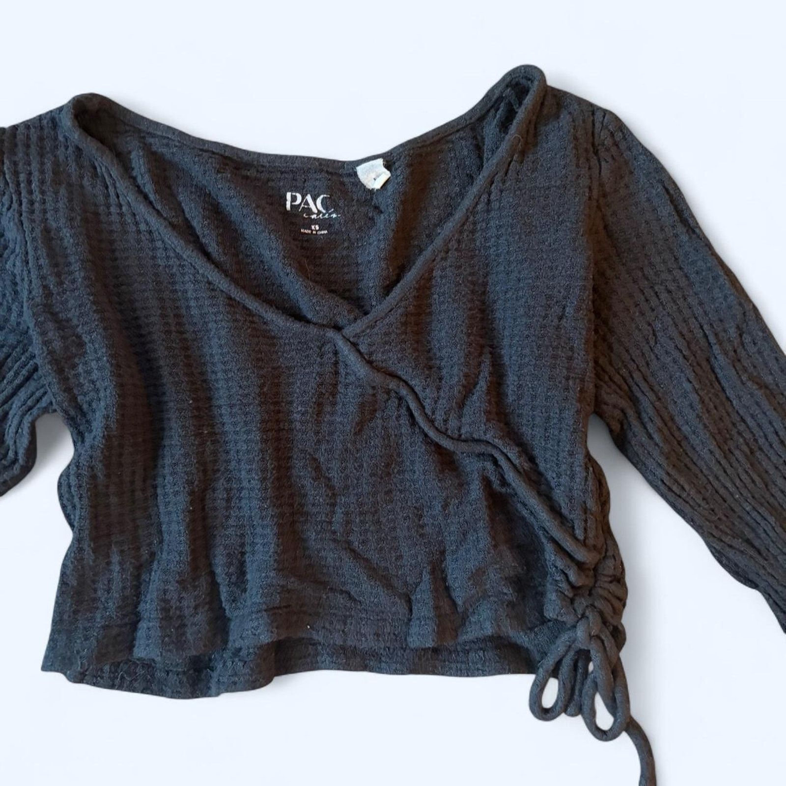 Pacsun Black pacsun cropped long sleeve Size S / US 4 / IT 40 - 1 Thumbnail