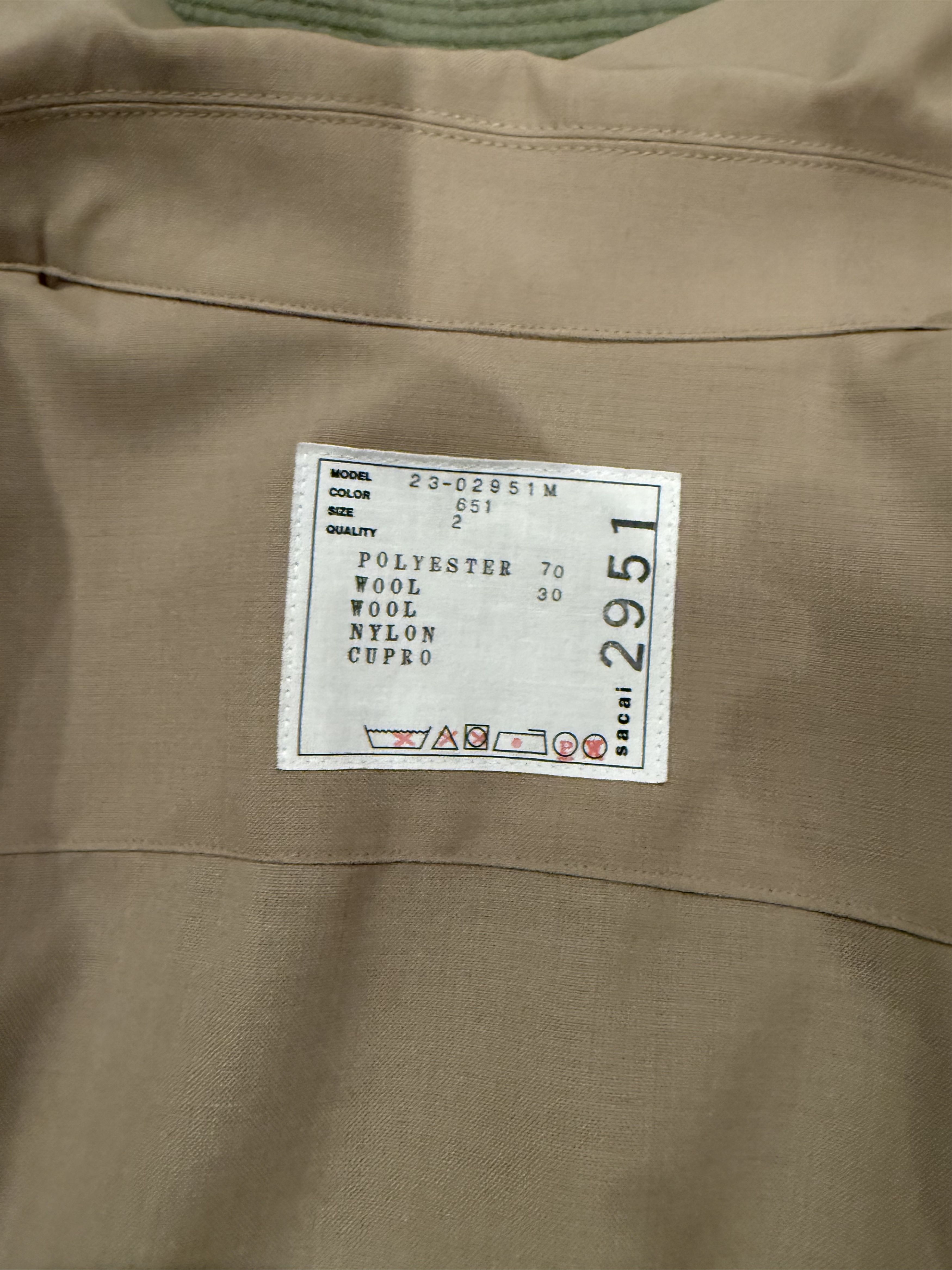 Sacai Sacia bouble layer short sleve button down shirt Size US M / EU 48-50 / 2 - 4 Thumbnail