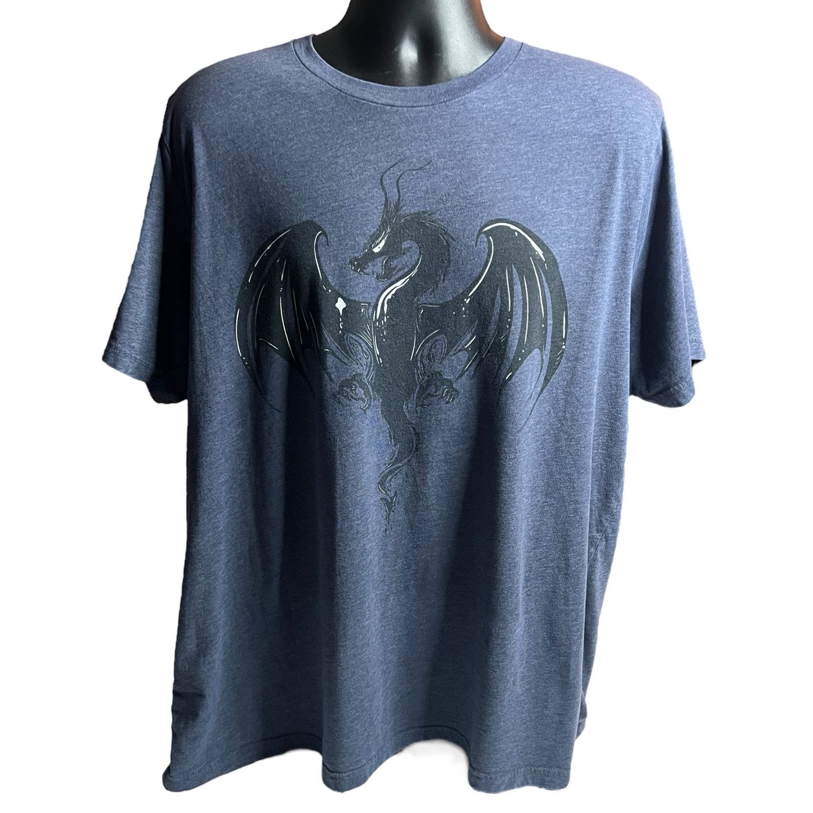 Other Men’s Black Dragon Graphic T-Shirt Fantasy Dragon Lovers Size US L / EU 52-54 / 3 - 1 Thumbnail