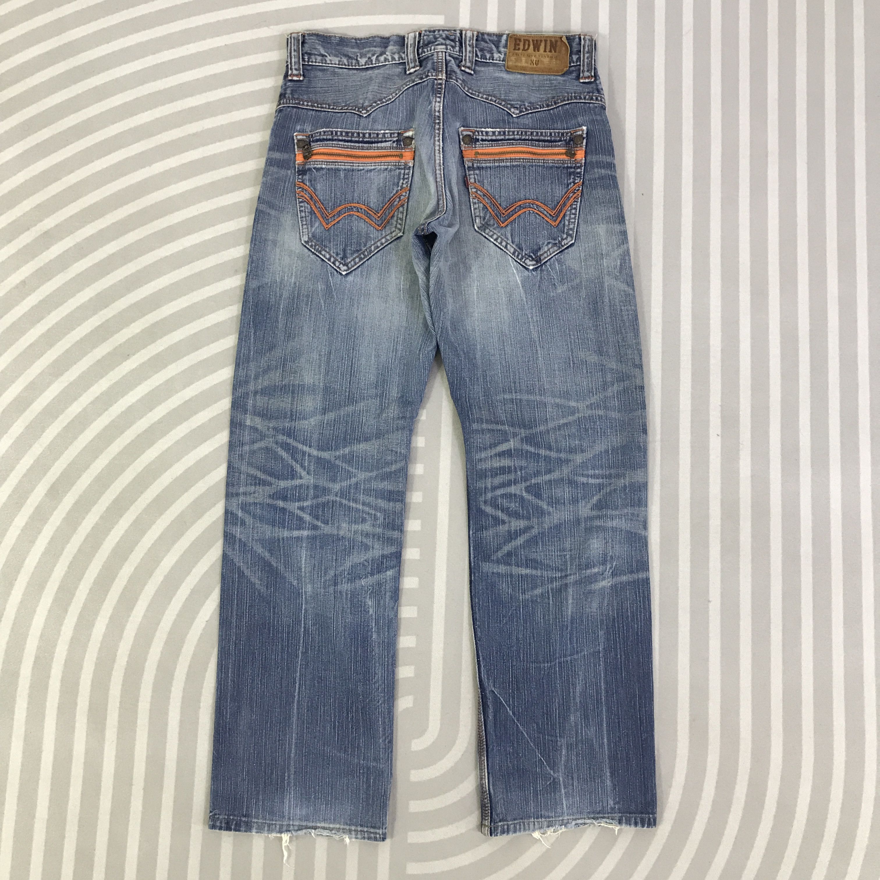 Edwin Vintage Edwin Japan denim Jeans K74B20 Size US 32 / EU 48 - 4 Thumbnail