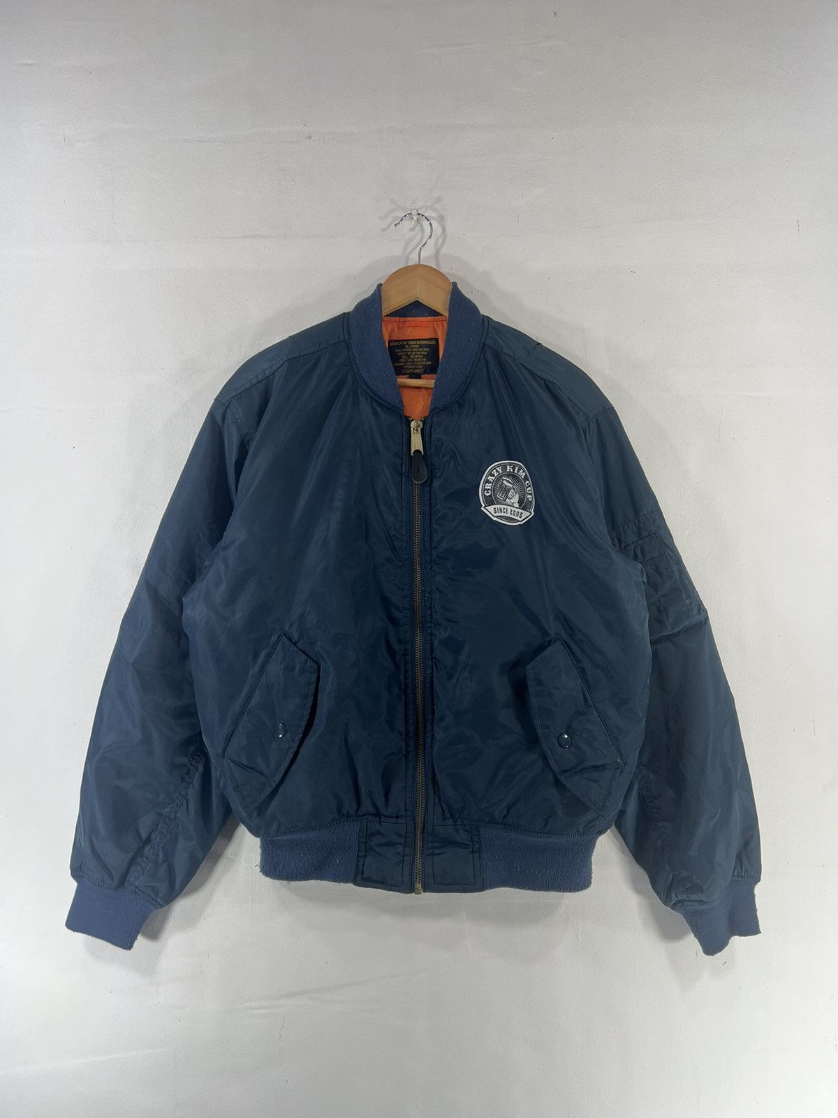 Vintage Crazy Kim Cup Ma-1 bomber jacket Size US L / EU 52-54 / 3 - 1 Thumbnail