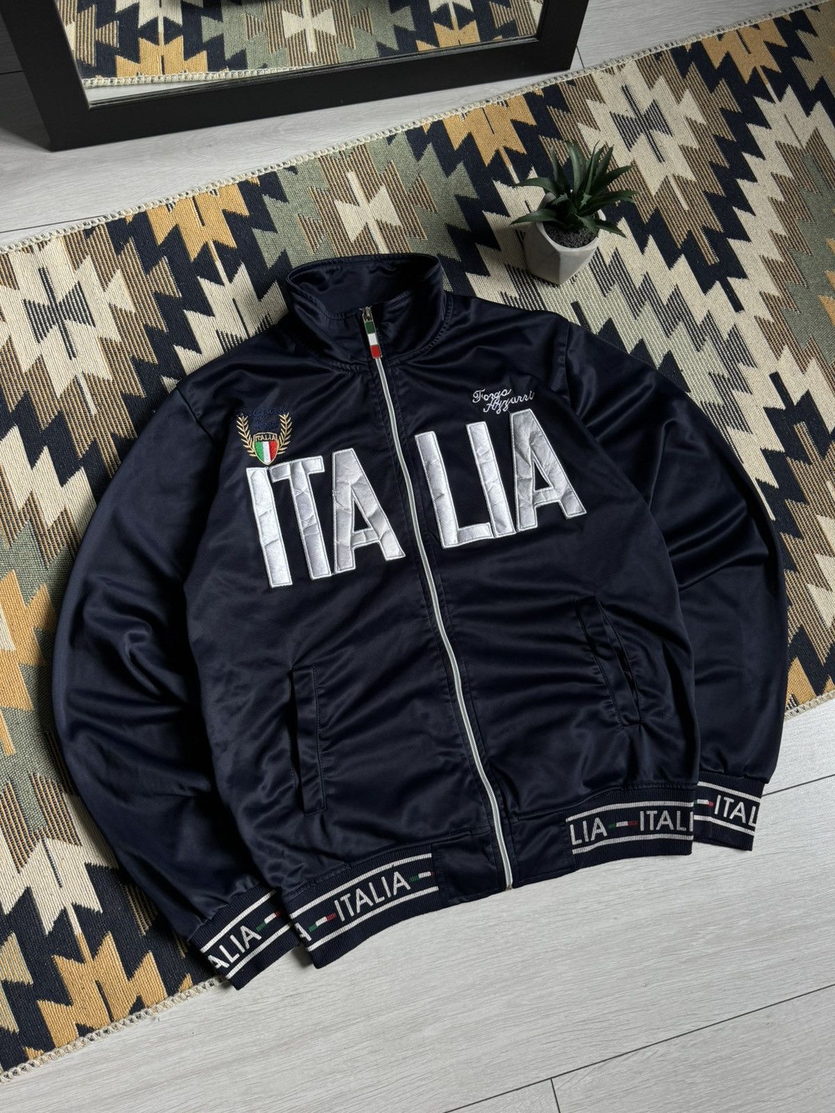 Vintage Vintage Italia Y2K Logo Track Jacket Size US M / EU 48-50 / 2 - 2 Thumbnail