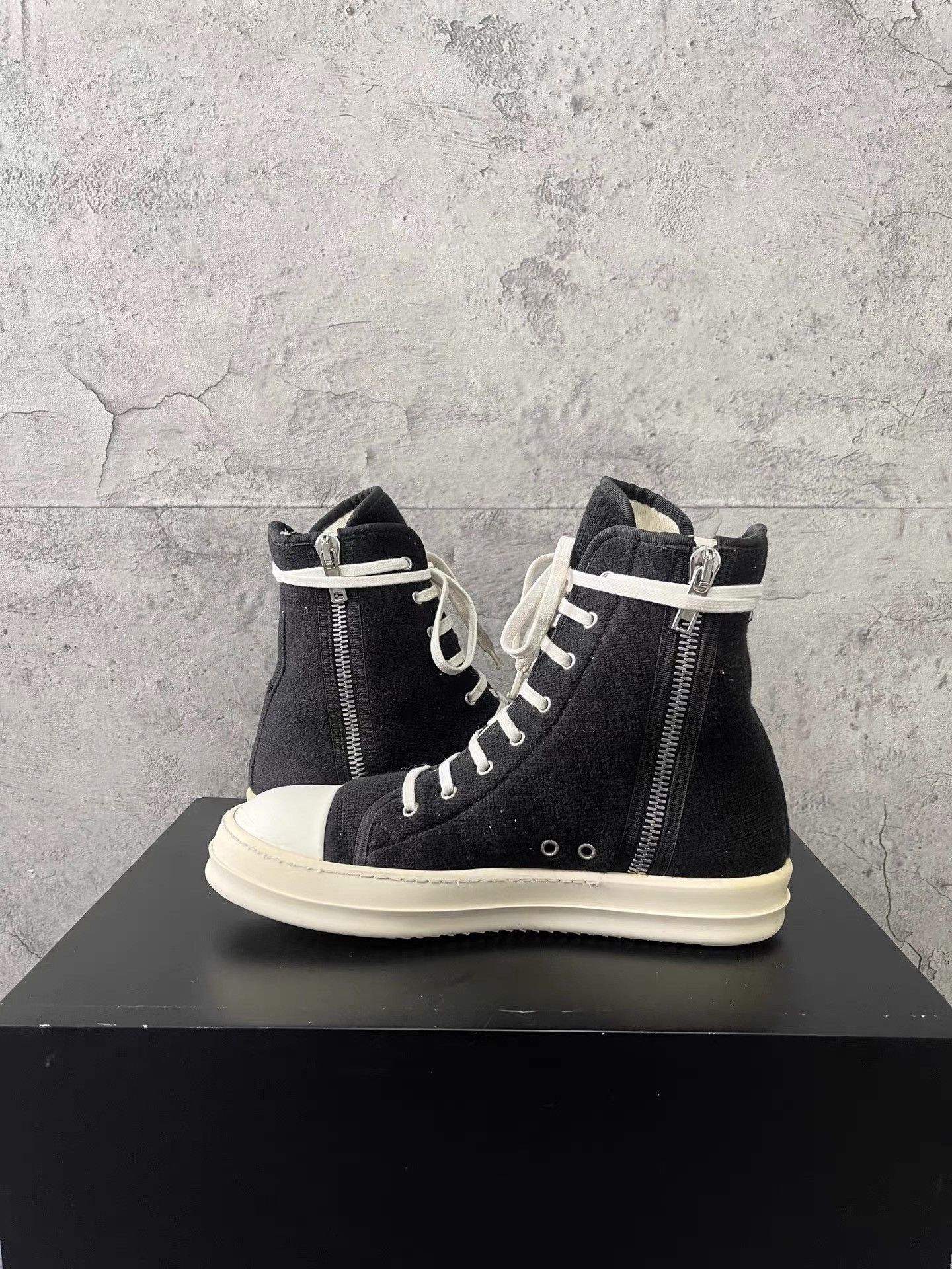 Rick Owens Rick Owens DRKSHDW Wool Big Converse K34 Size US 8.5 / EU 41-42 - 6 Thumbnail
