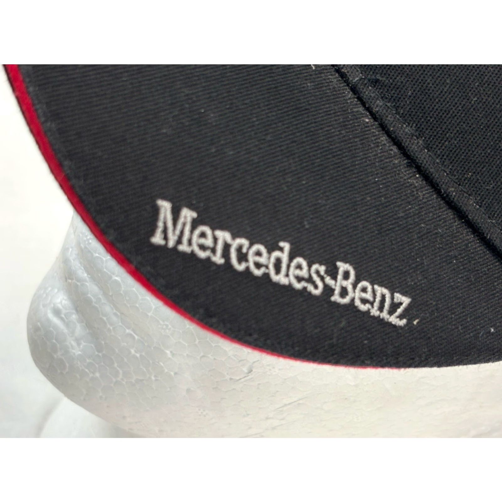Mercedes-Benz VINTAGE Mercedes-Benz Hat Black Embroidered Emblem Baseball Cap Adjustable Strap Size ONE SIZE - 7 Thumbnail