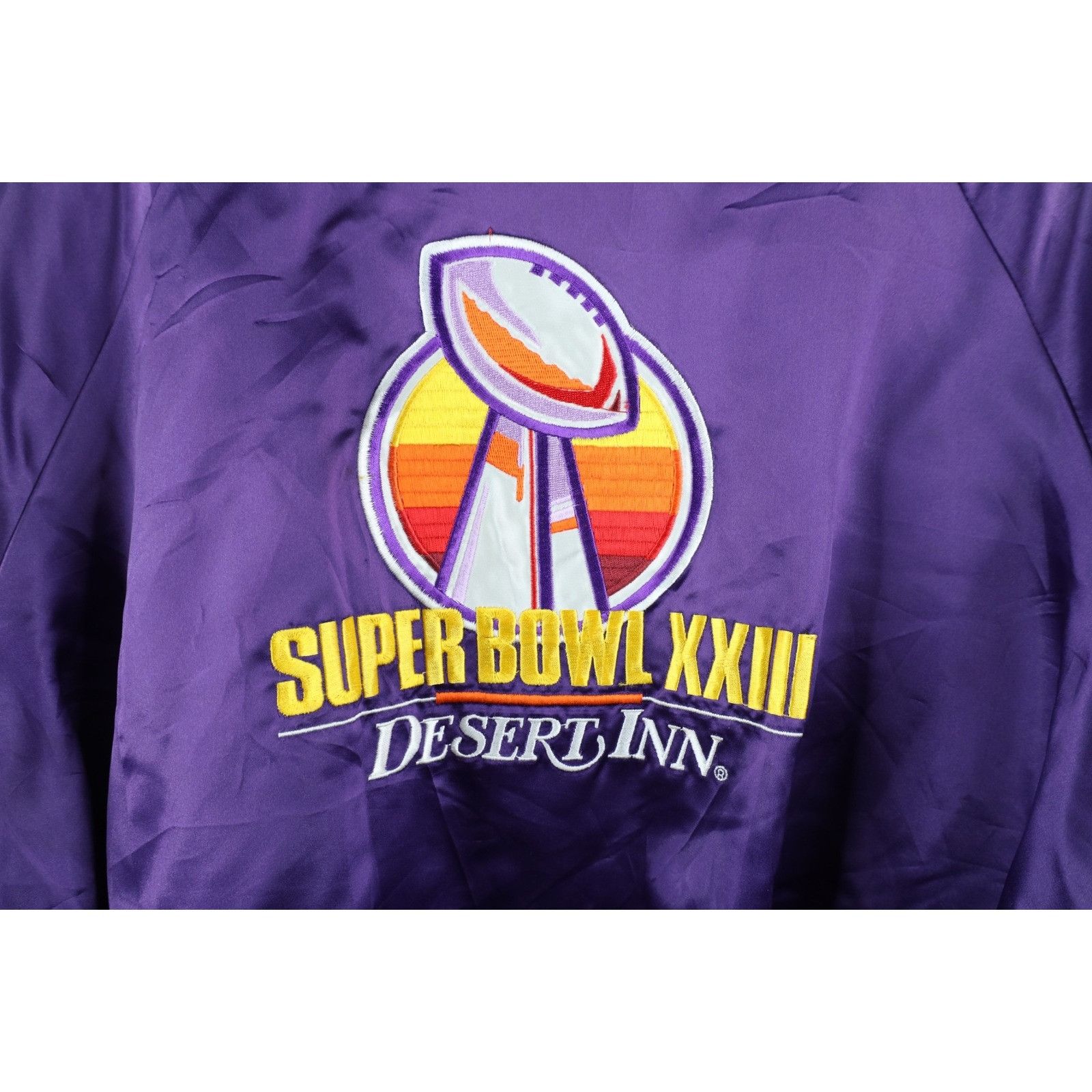 Vintage Vintage 80s Super Bowl San Francisco 49ers Satin Jacket Size US XXL / EU 58 / 5 - 10 Thumbnail