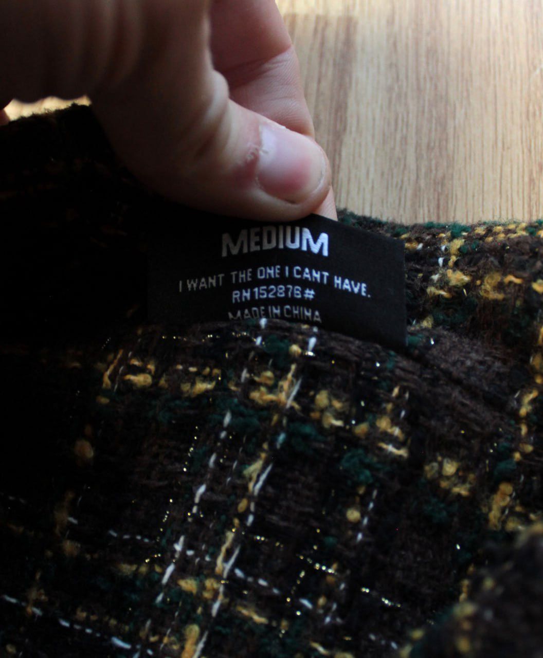 Pleasures 🔥 Pleasures Voices Overshirt Jacket Brown Logo Size US M / EU 48-50 / 2 - 4 Thumbnail