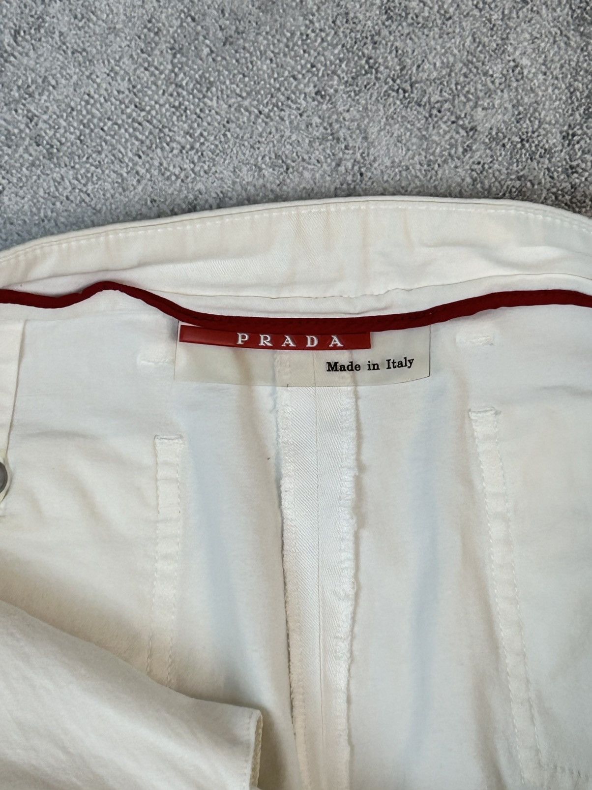 Prada × Vintage Luxury Prada White Stretch Jeans Denim Size 40" / US 18 - 12 Thumbnail