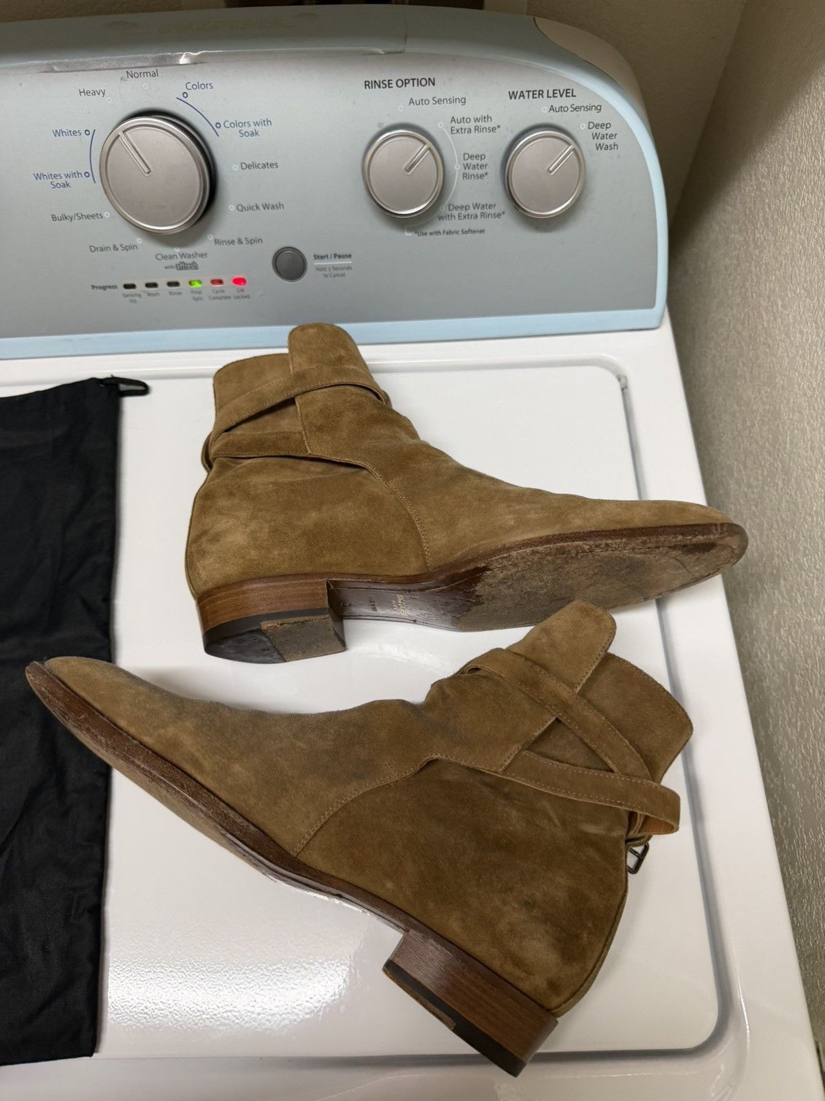 Saint Laurent Paris Saint Laurent Paris FW16 Hedi Slimane Jodhpur Suede Boots Size US 8 / EU 41 - 7 Thumbnail