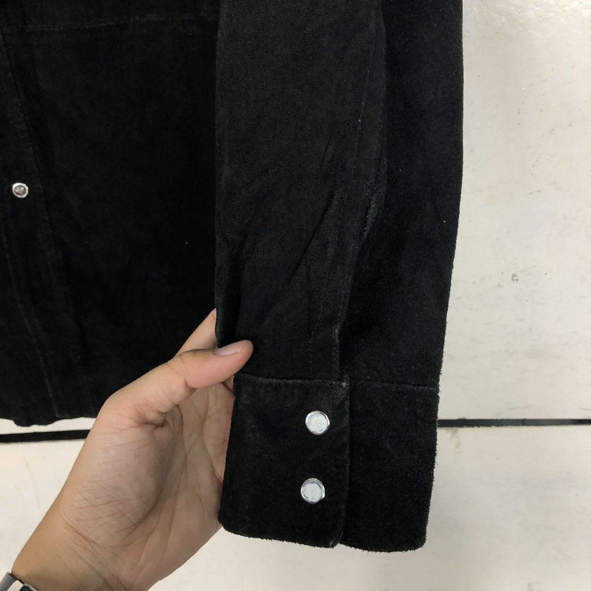 Japanese Brand 🔥RICH BLACK VINTAGE CHORE LEATHER JACKET CANTERBURY CROSS Size US M / EU 48-50 / 2 - 17 Thumbnail