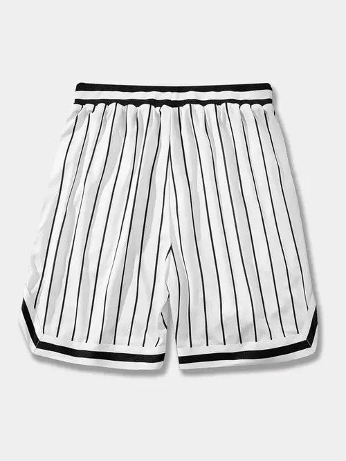 Jean Stripe basketball Graphic shorts DRIP Size US 30 / EU 46 - 2 Thumbnail