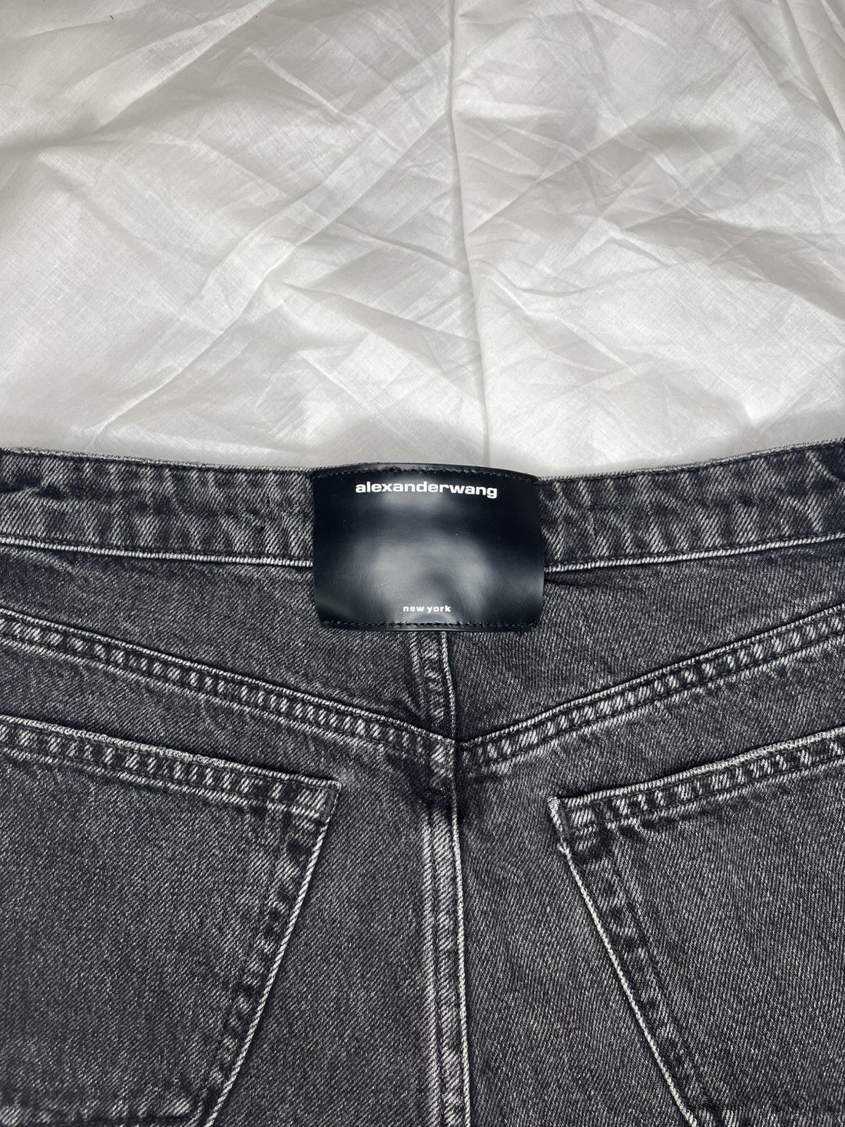 Alexander Wang ⦁ Alexander Wang BITE High Rise Denim Shorts Size 26" / US 2 / IT 38 - 4 Thumbnail
