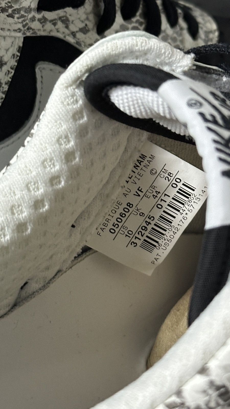 Nike Air force 1 snakeskin Cocoa Size US 10 / EU 43 - 4 Thumbnail
