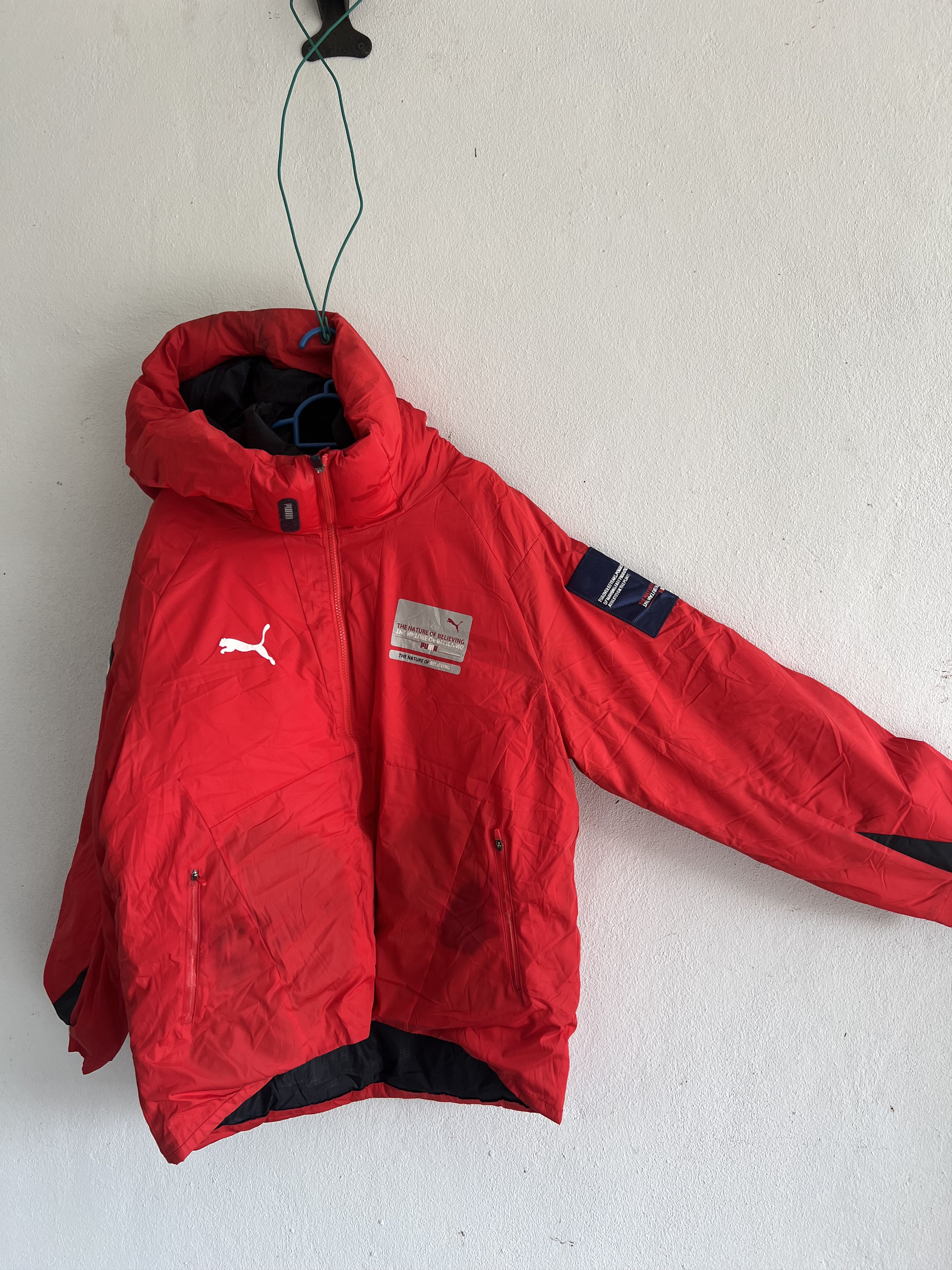 Puma × Vintage Puma paffer Full Zipper Jacket Size US XL / EU 56 / 4 - 2 Thumbnail