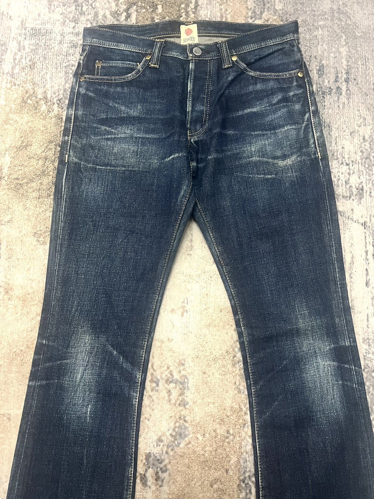 Japanese Brand Somet Tonsei Japanase Brand Bootcut Denim Brand Size US 30 / EU 46 - 2 Thumbnail