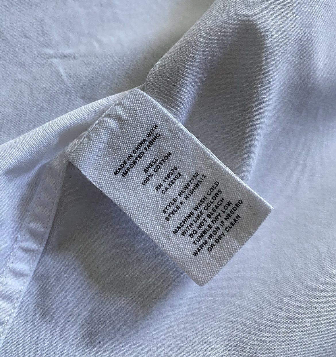 Helmut Lang HELMUT LANG SAFETY PIN POPLIN CROPPED SHIRT Size US S / EU 44-46 / 1 - 10 Thumbnail
