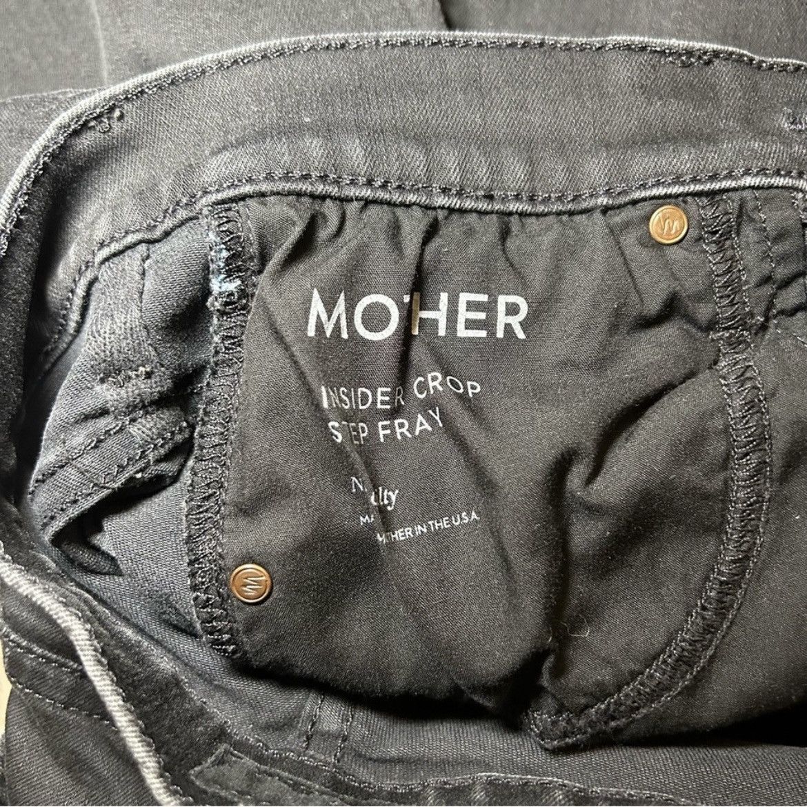 MOTHER MOTHER The Insider Crop Step Fray Not Guilty Size 26 Size 26" / US 2 / IT 38 - 6 Thumbnail