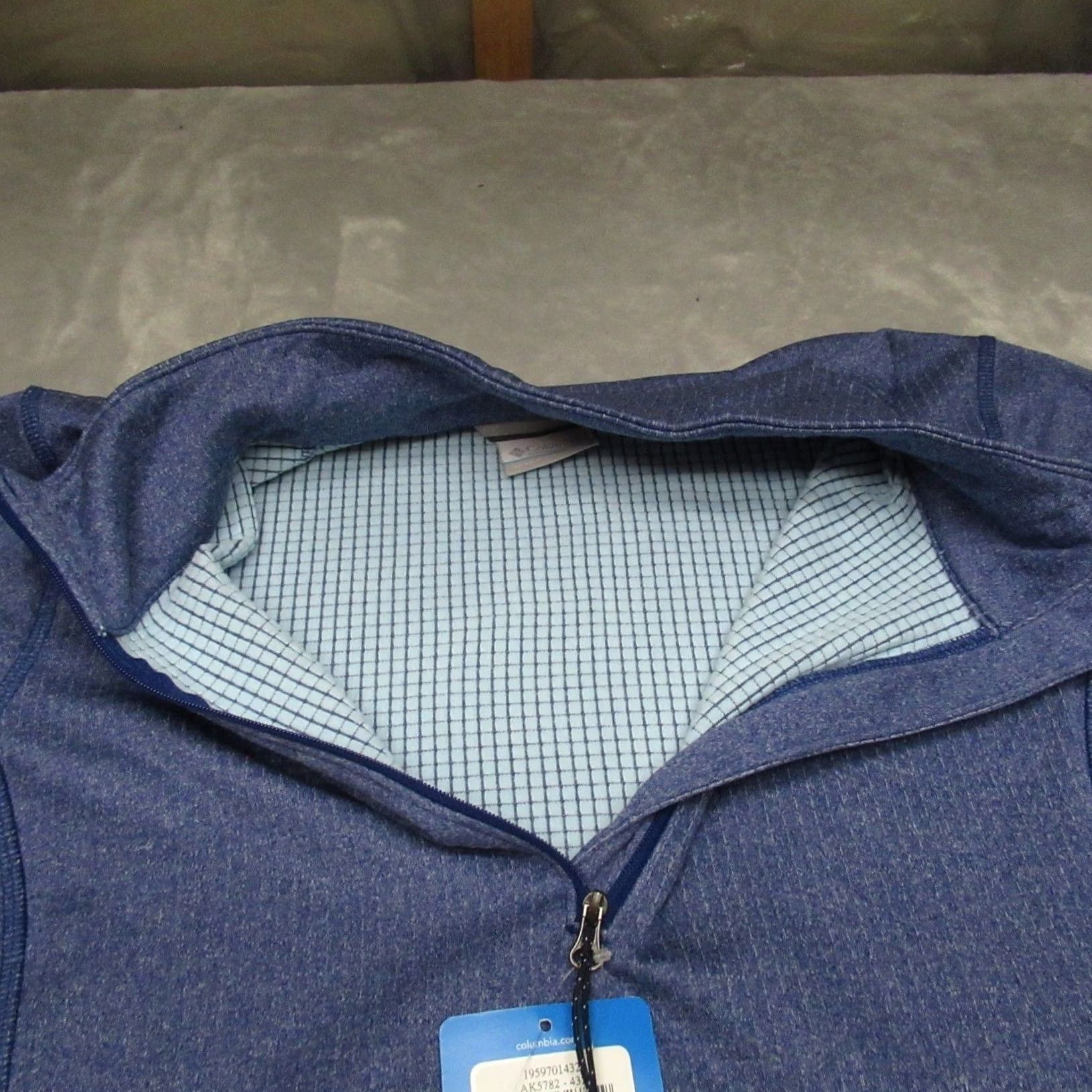 Vintage Columbia Park View Grid Fleece Shirt Women Large Purple 1/2 Zip Pullover NEW 0 Size L / US 10 / IT 46 - 5 Thumbnail