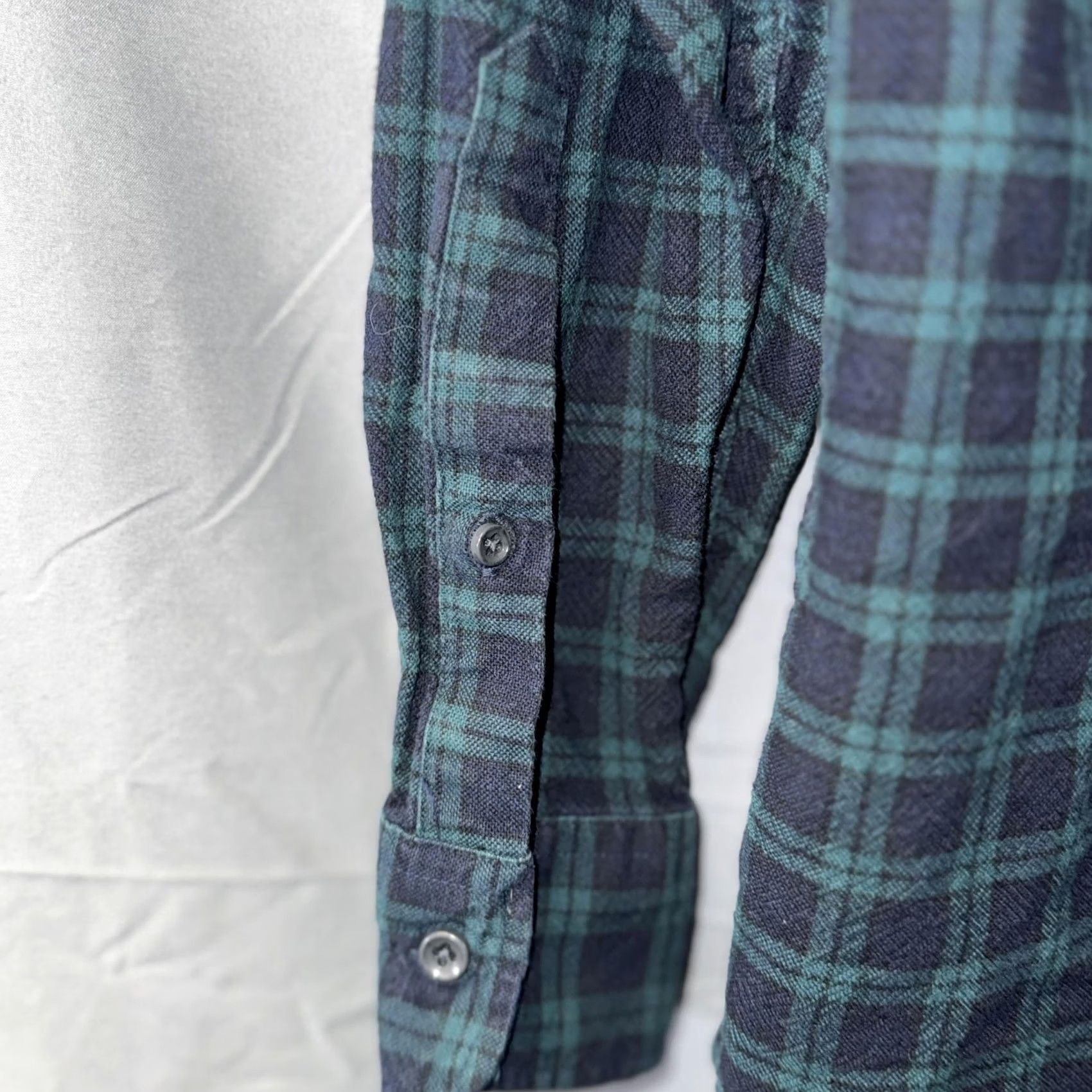 Taylor Stitch Taylor Stitch Shirt Mens Large Green Blue Plaid Button Down Long Sleeve Casual Size US XL / EU 56 / 4 - 4 Thumbnail