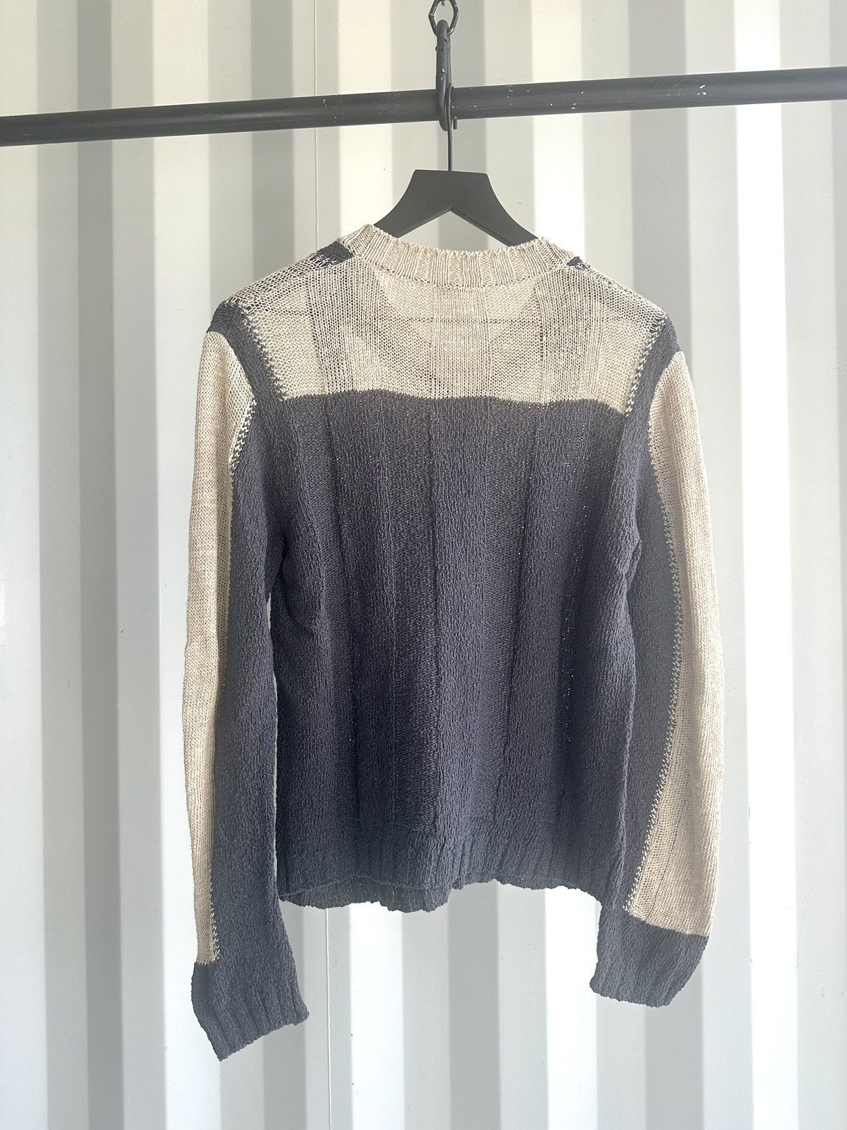 Dries Van Noten 90’s Knit SweaterCotton Linen Size US M / EU 48-50 / 2 - 4 Thumbnail