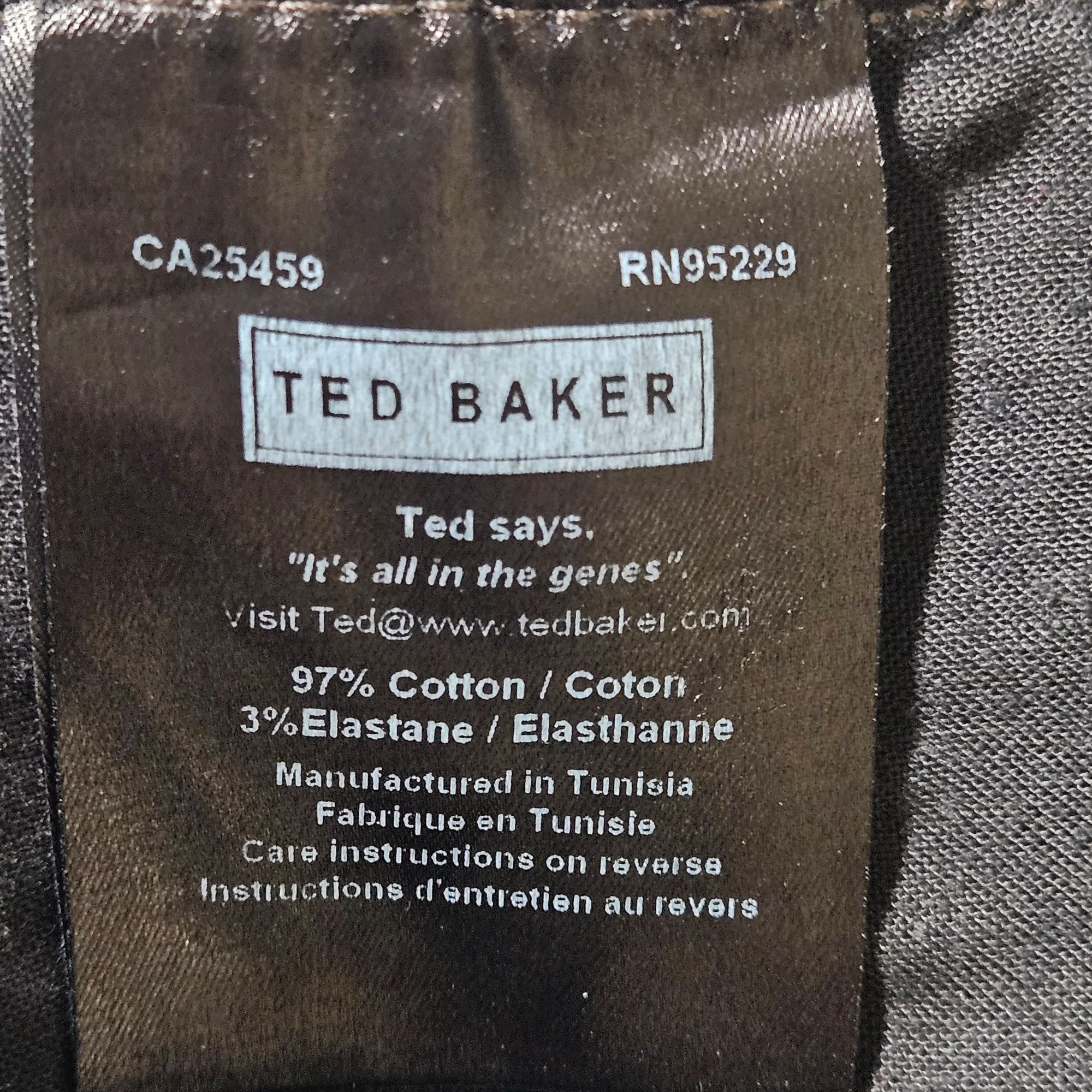 Ted Baker Ted Baker 32R Men Black Denim Jeans Straight Fit Tinned Sard Size US 32 / EU 48 - 5 Thumbnail