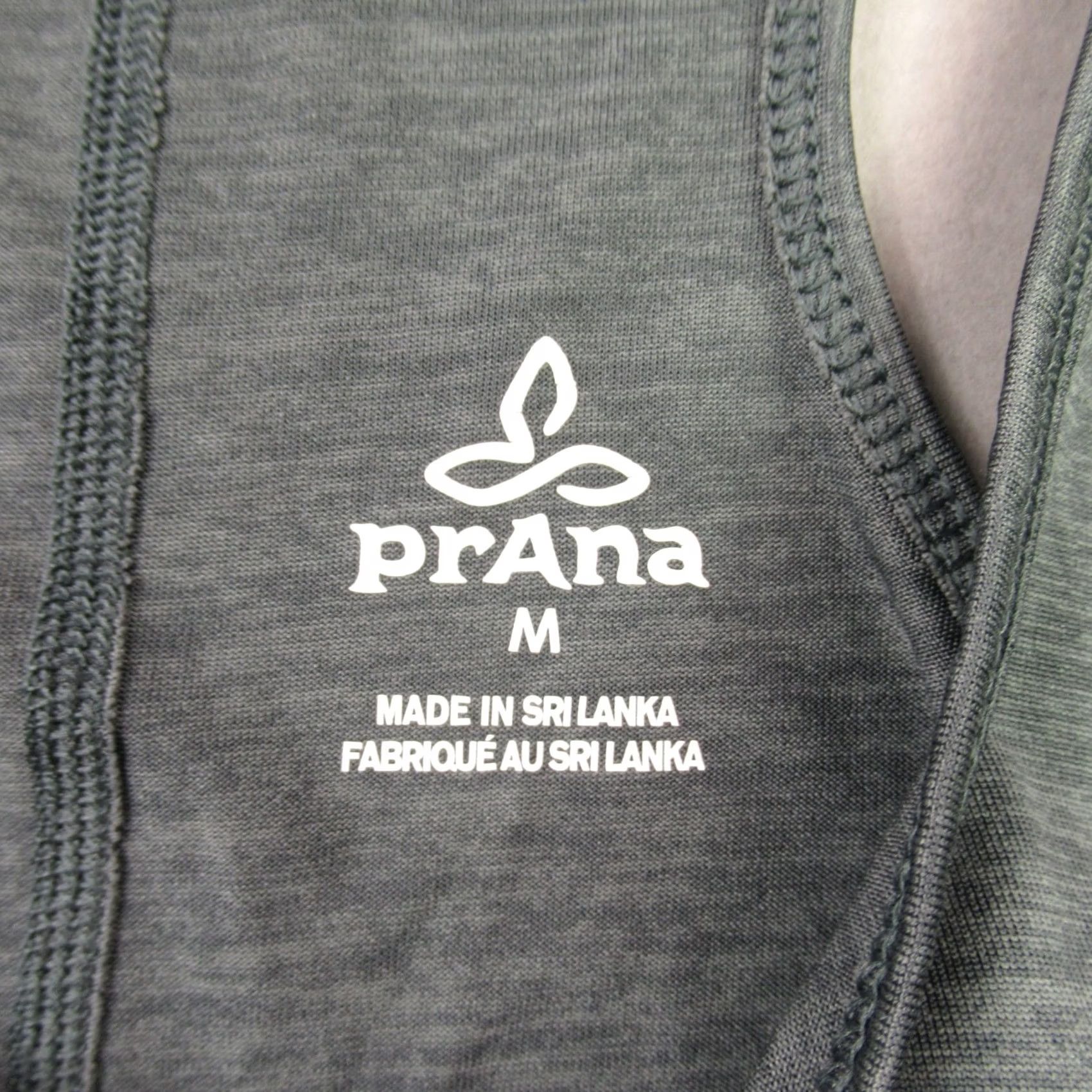 Prana Prana Top Womens Medium Sleeveless Lightweight Casual Gray Tank Shirt M Adult Casual Sleeveless Gray Prana Size M / US 6-8 / IT 42-44 - 4 Thumbnail