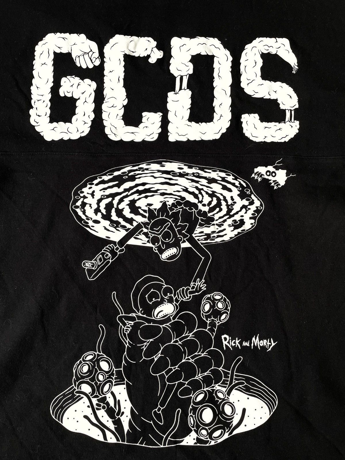 GCDS GCDS Men Black Long Sleeve Rick & Morty Oversized Size L Size US L / EU 52-54 / 3 - 13 Thumbnail