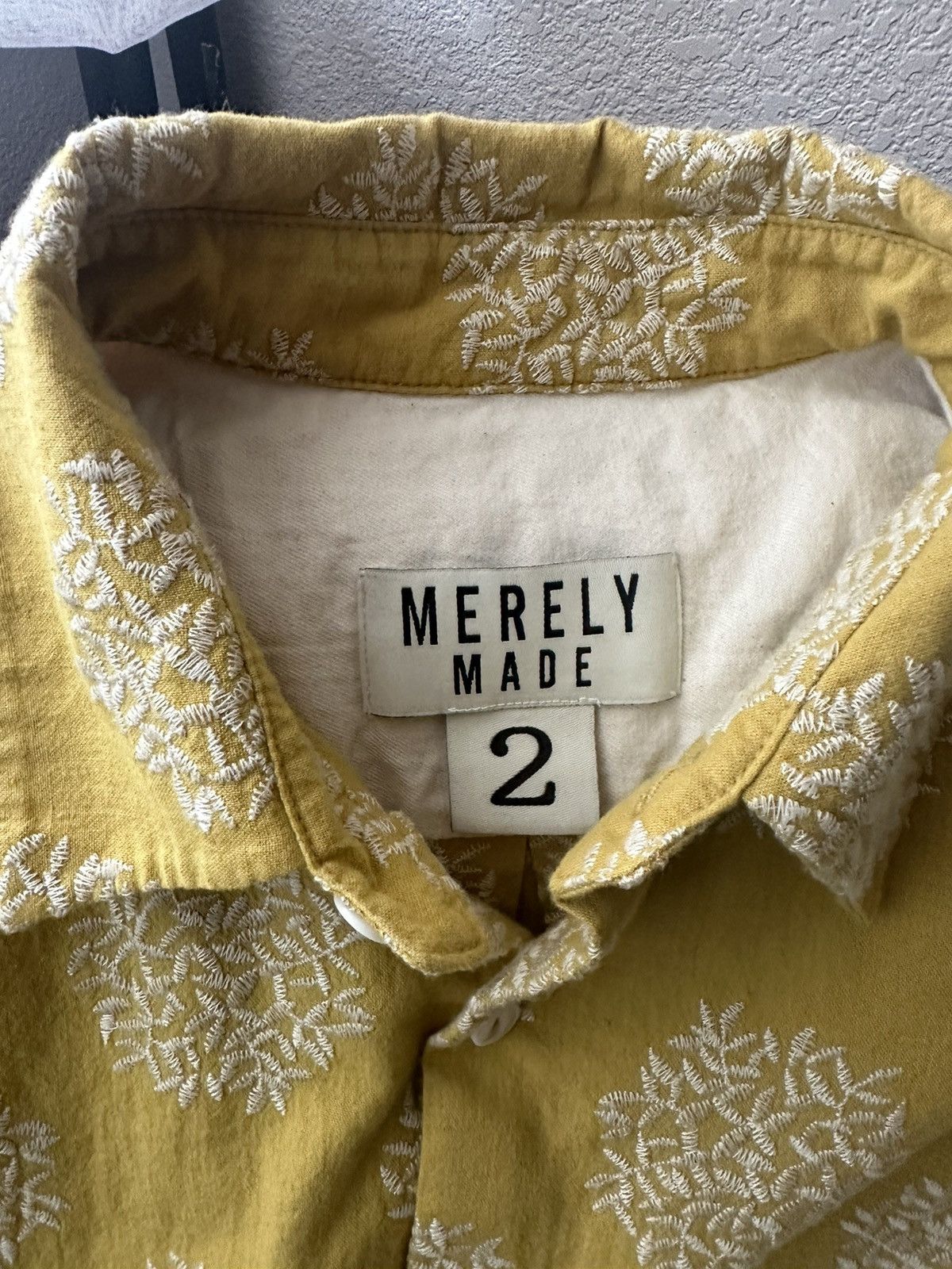 Other Merely Made cropped embroidered shirt Size US M / EU 48-50 / 2 - 2 Thumbnail