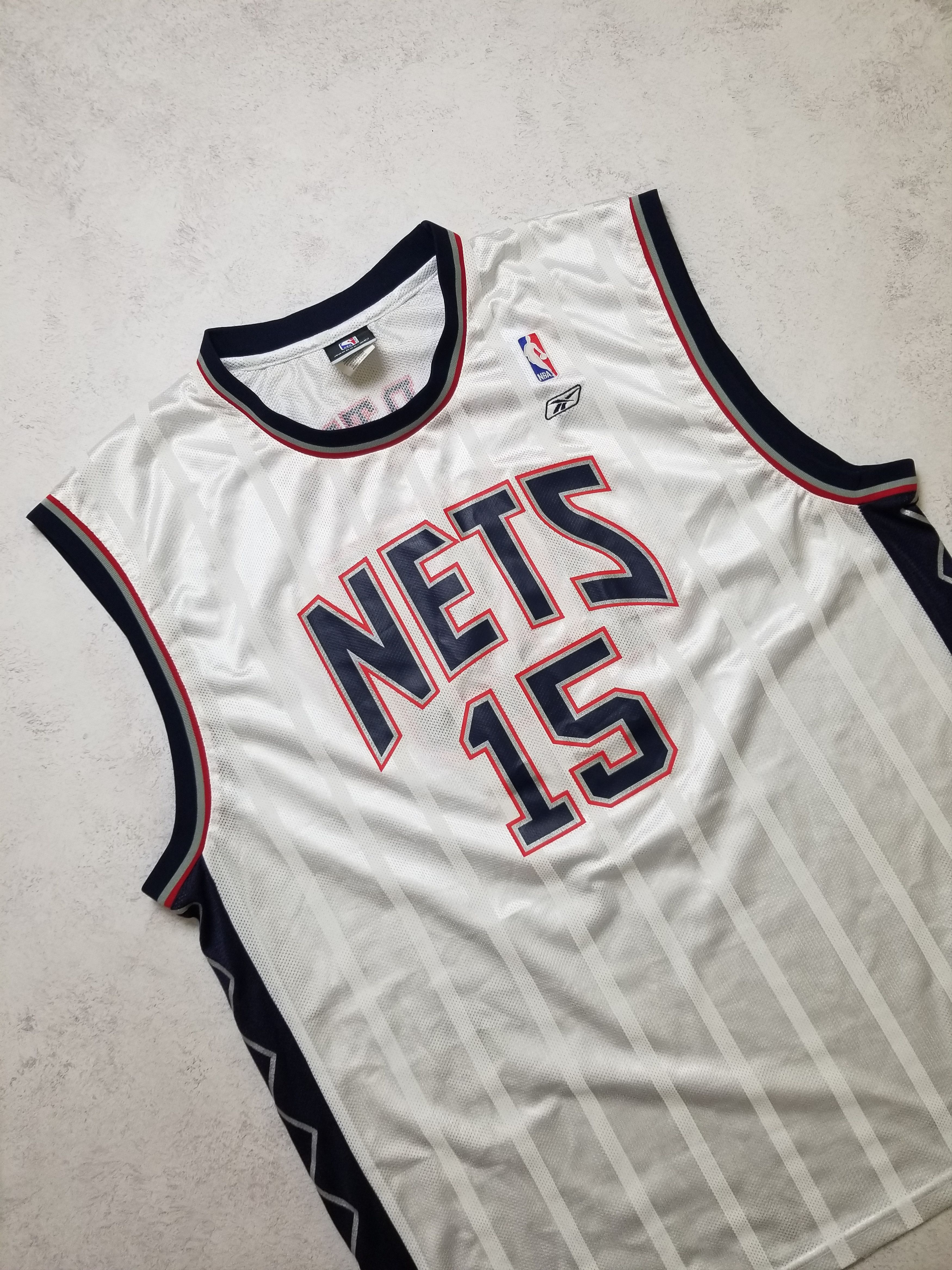 Reebok Reebok Brooklyn Nets #15 Vince Carter NBA Jersey Size US XXL / EU 58 / 5 - 12 Thumbnail