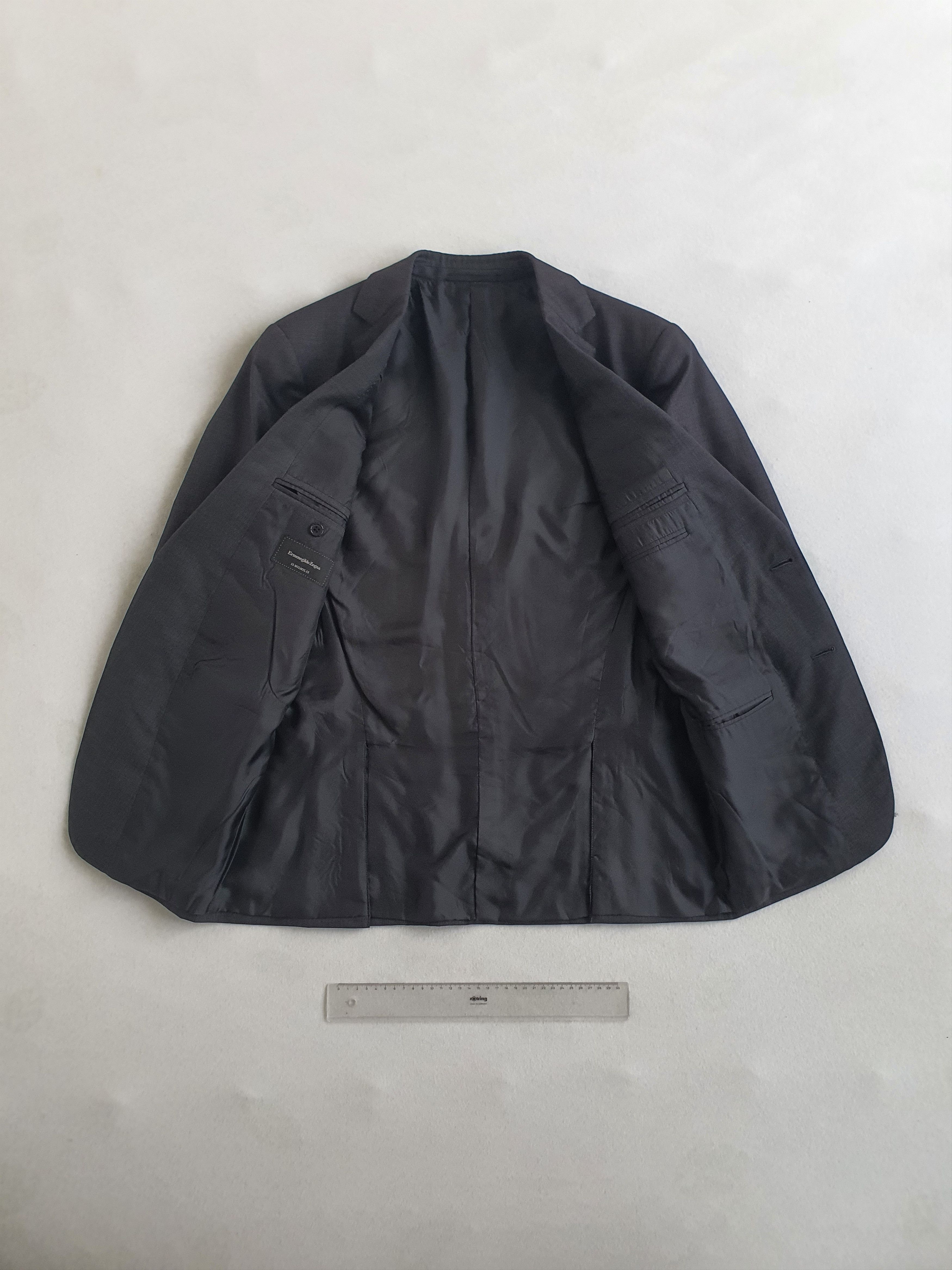 Ermenegildo Zegna ''15 MILMIL 15'' Sports Coat Suit Jacket - Gray Puppytooth Size 38S - 4 Thumbnail