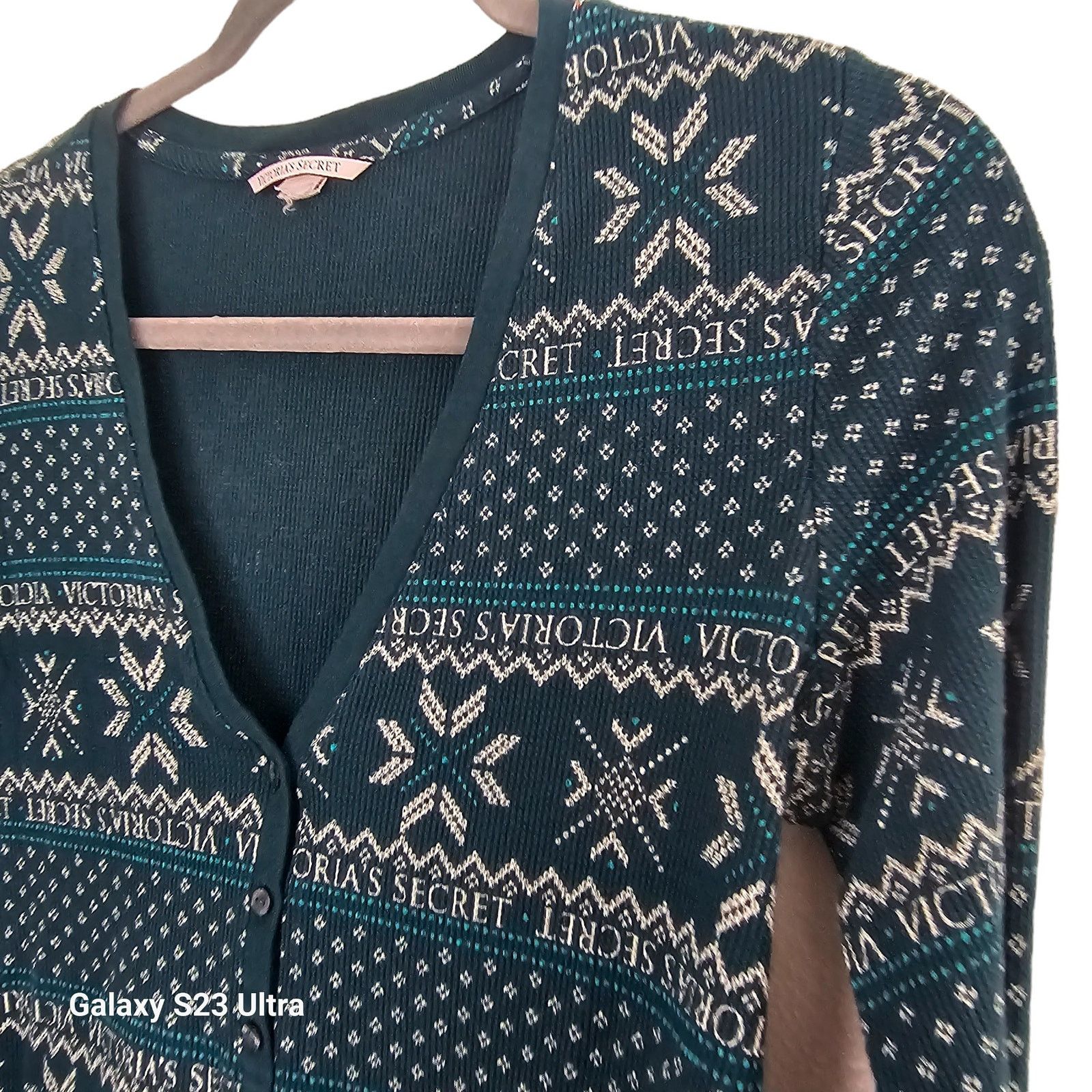 Victoria's Secret Victorias Secret Womens Nordic Fair Isle 2Pc Pajama Set Size 30" / US 8 / IT 44 - 6 Thumbnail
