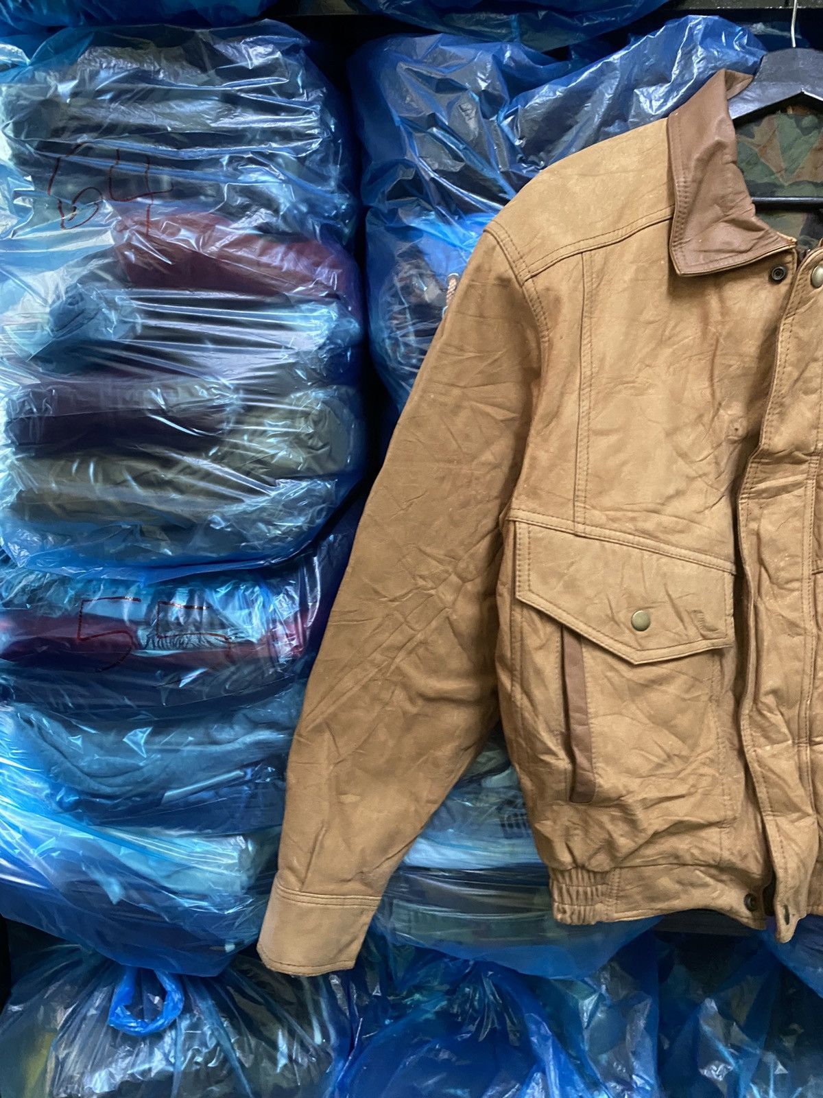 Other Vintage MIRALGO Leather Bomber Jacket - Brown - Men’s Size US M / EU 48-50 / 2 - 5 Thumbnail