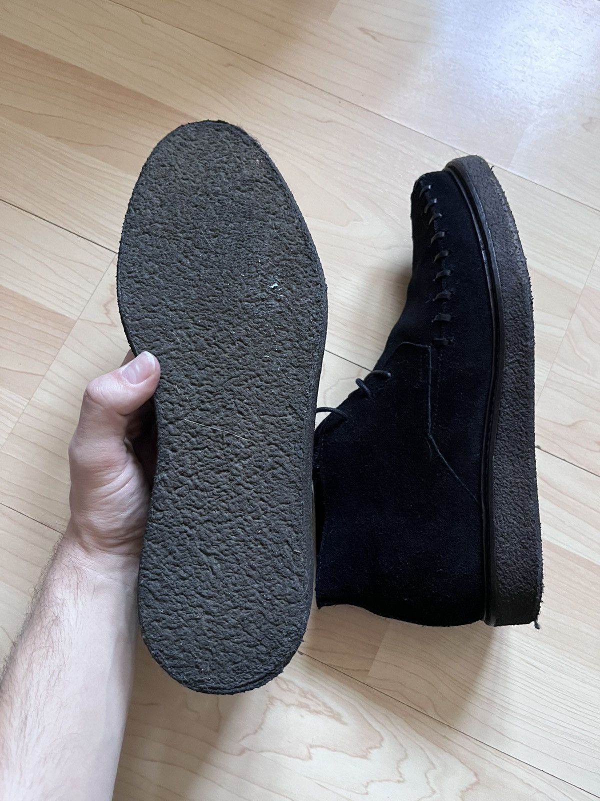 Allsaints Allsaints Black mid top Sneaker Size US 9 / EU 42 - 3 Thumbnail