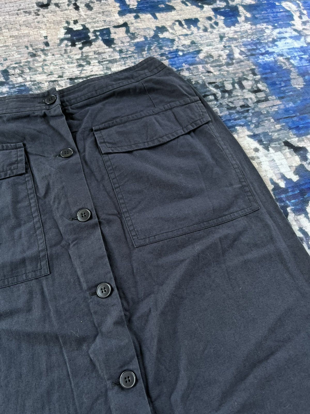 Designer × Vintage × agnes b. STEALS Agnes B. Double Pocket Button Skirts Size 30" / US 8 / IT 44 - 4 Thumbnail