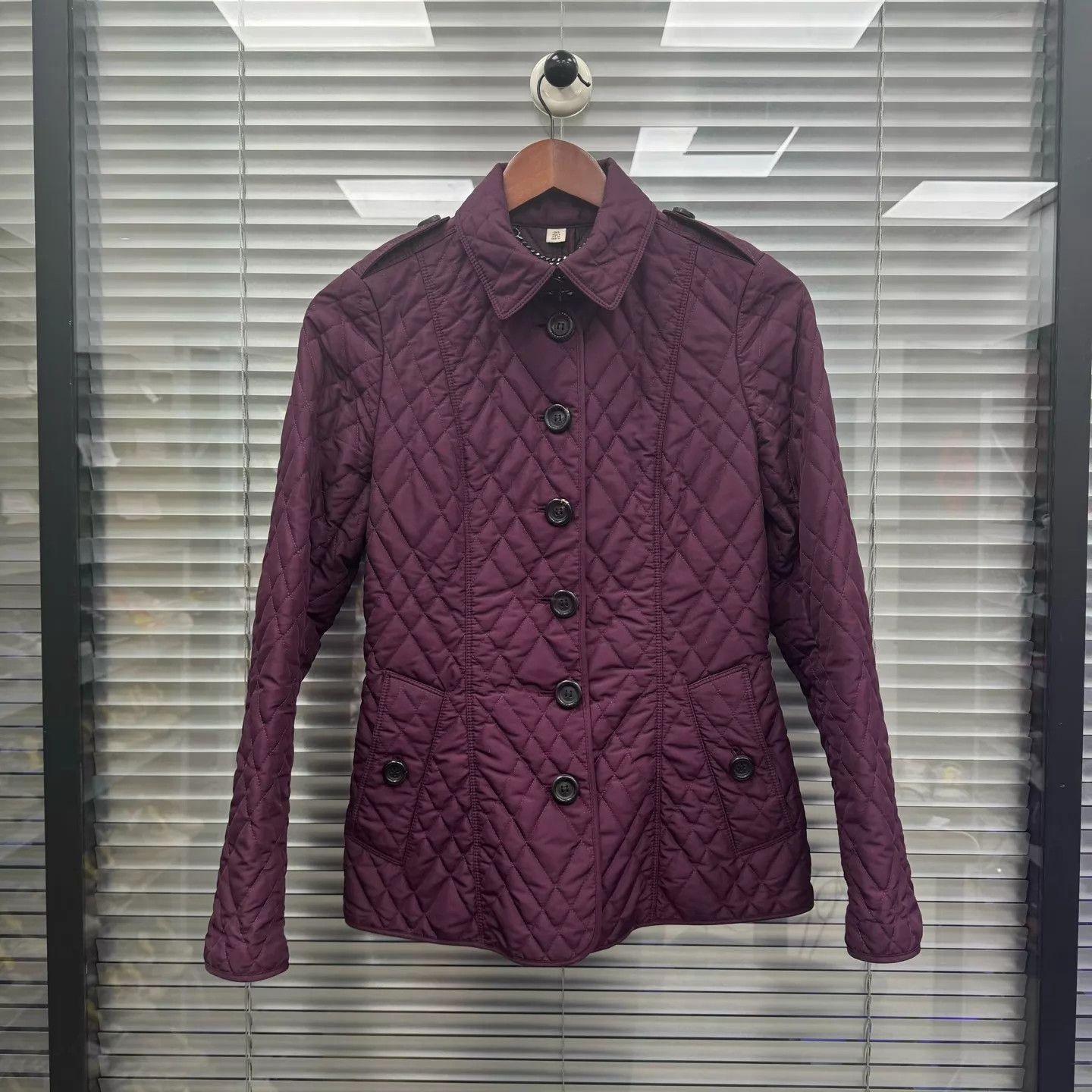 Burberry Burberry fuchsia cotton jacket women's uk6 Size XS / US 0-2 / IT 36-38 - 1 Thumbnail
