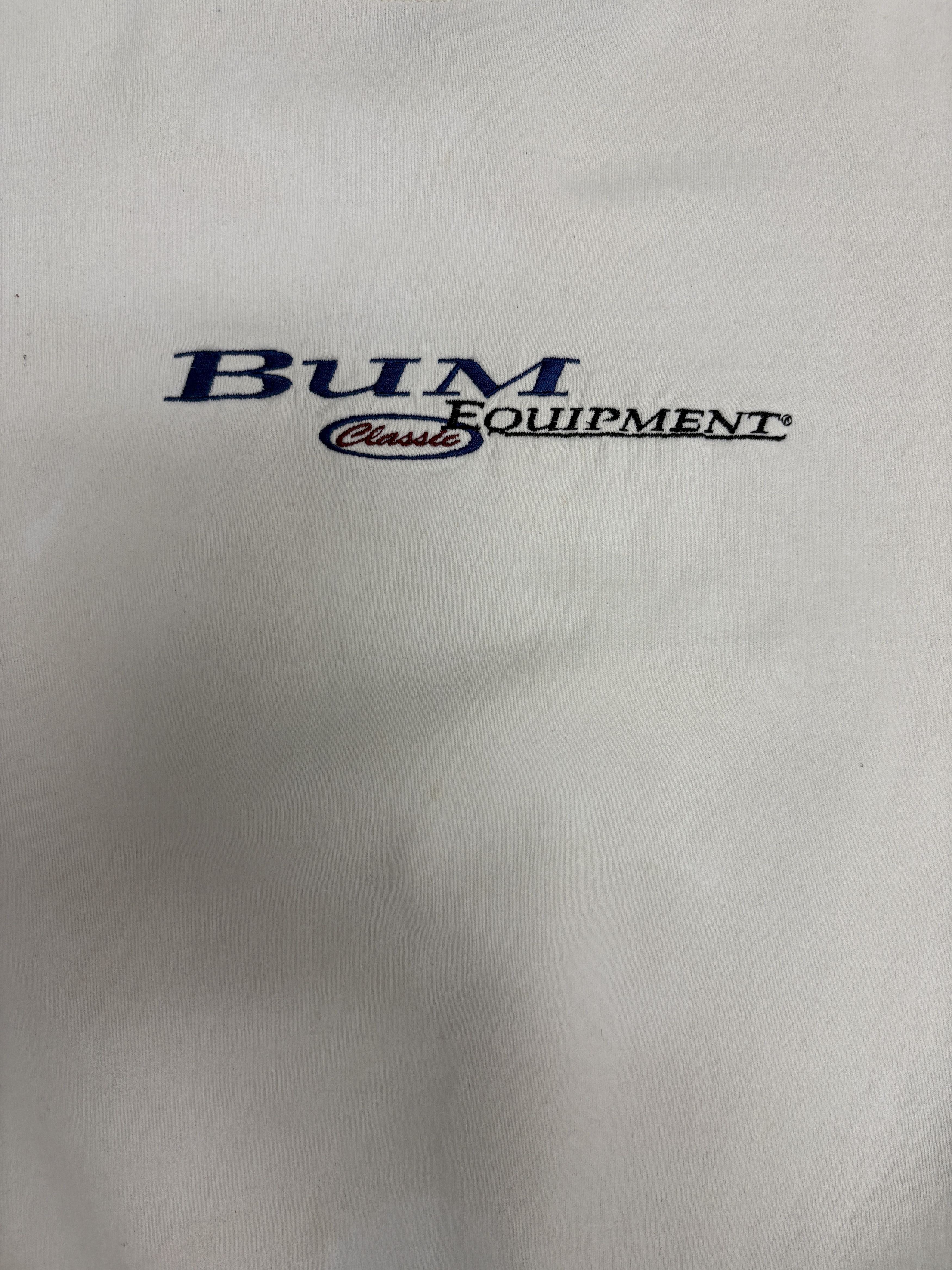 Vintage B.U.M. Equipment Embroidered Vintage White Crewneck Sweater Size US L / EU 52-54 / 3 - 2 Thumbnail