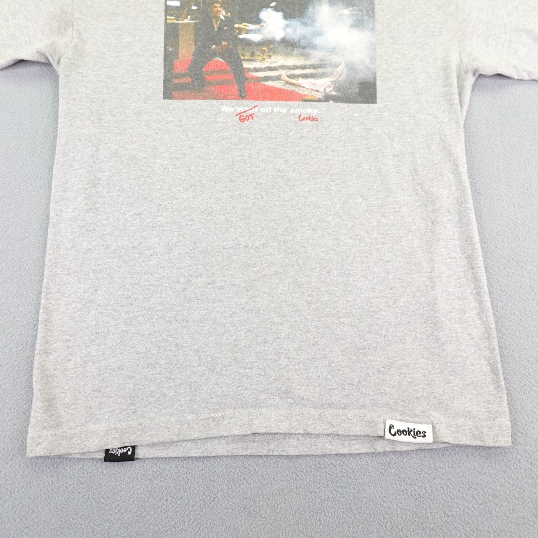Vintage Cookies Scarface T-Shirt Men M Gray Logo Short Sleeve Crew Neck Size US M / EU 48-50 / 2 - 4 Thumbnail