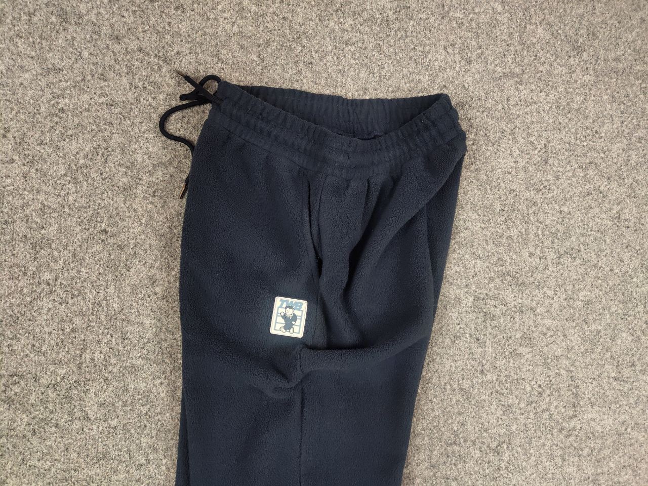 Japanese Brand J ian Ye Japanese Design TWB Dark Blue Baggy Fleece Pants Size US 32 / EU 48 - 11 Thumbnail