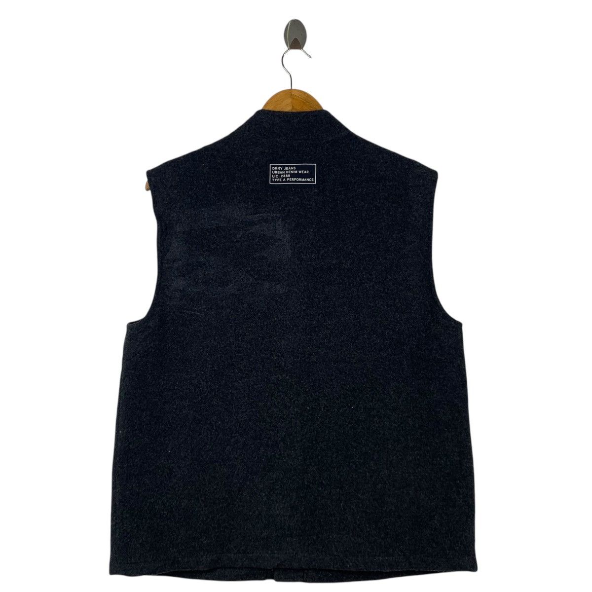 Donna Karan × Vintage Vintage Donna Karan New York DKNY Vest Jacket Sleeveless Size US M / EU 48-50 / 2 - 2 Thumbnail