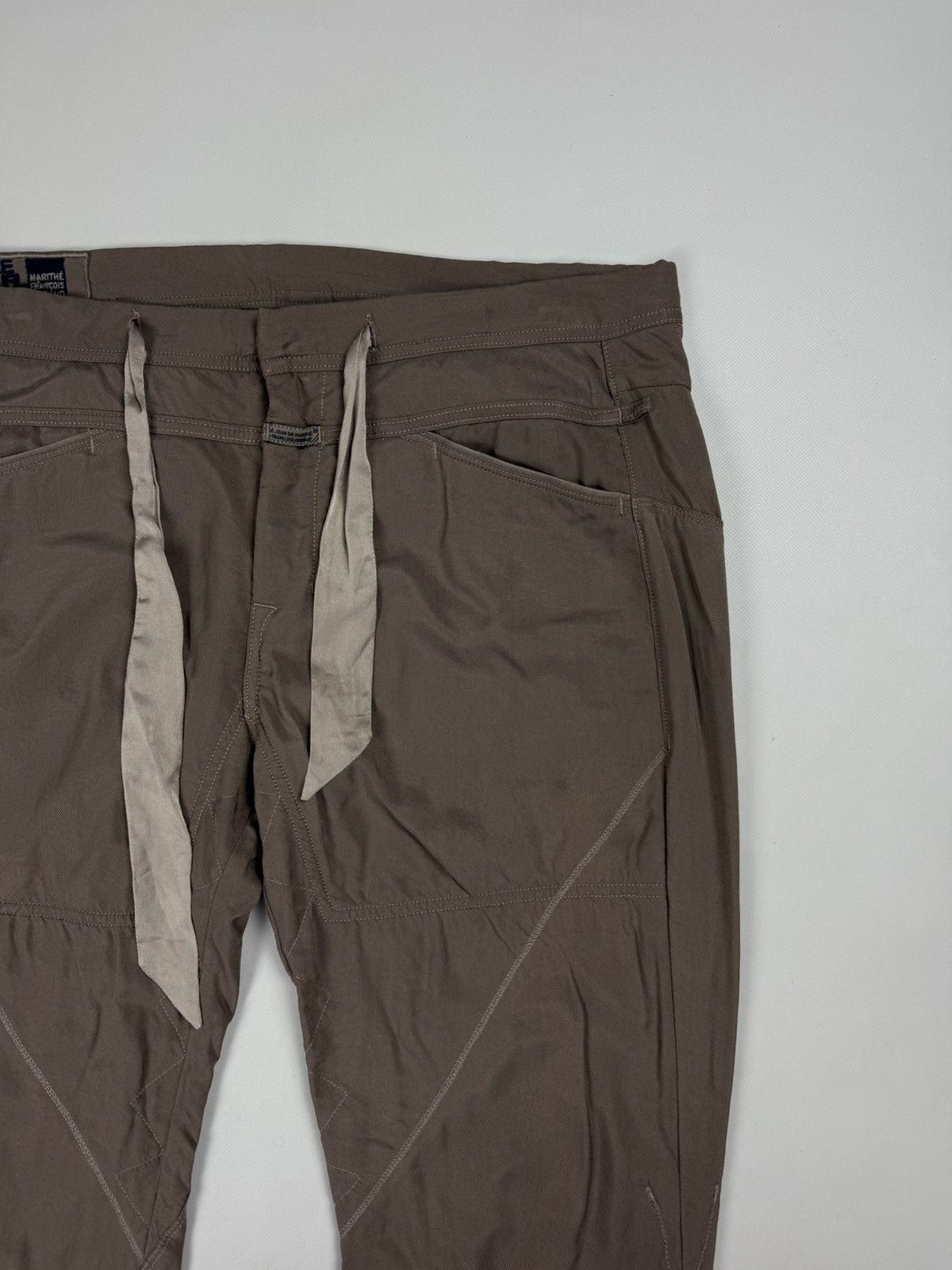 Marithe + Francois Girbaud Marithe Francois Girbaud Drawstring Cuffed Pants Trousers Size 32" / US 10 / IT 46 - 9 Thumbnail