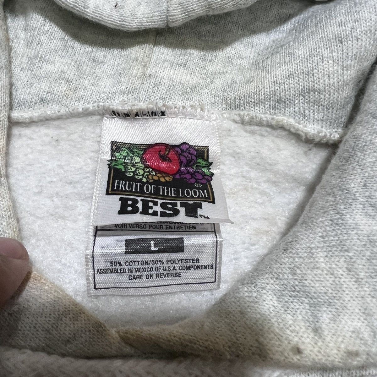 Fruit Of The Loom × Vintage Vintage Humor Joke Hoodie Size US L / EU 52-54 / 3 - 9 Thumbnail