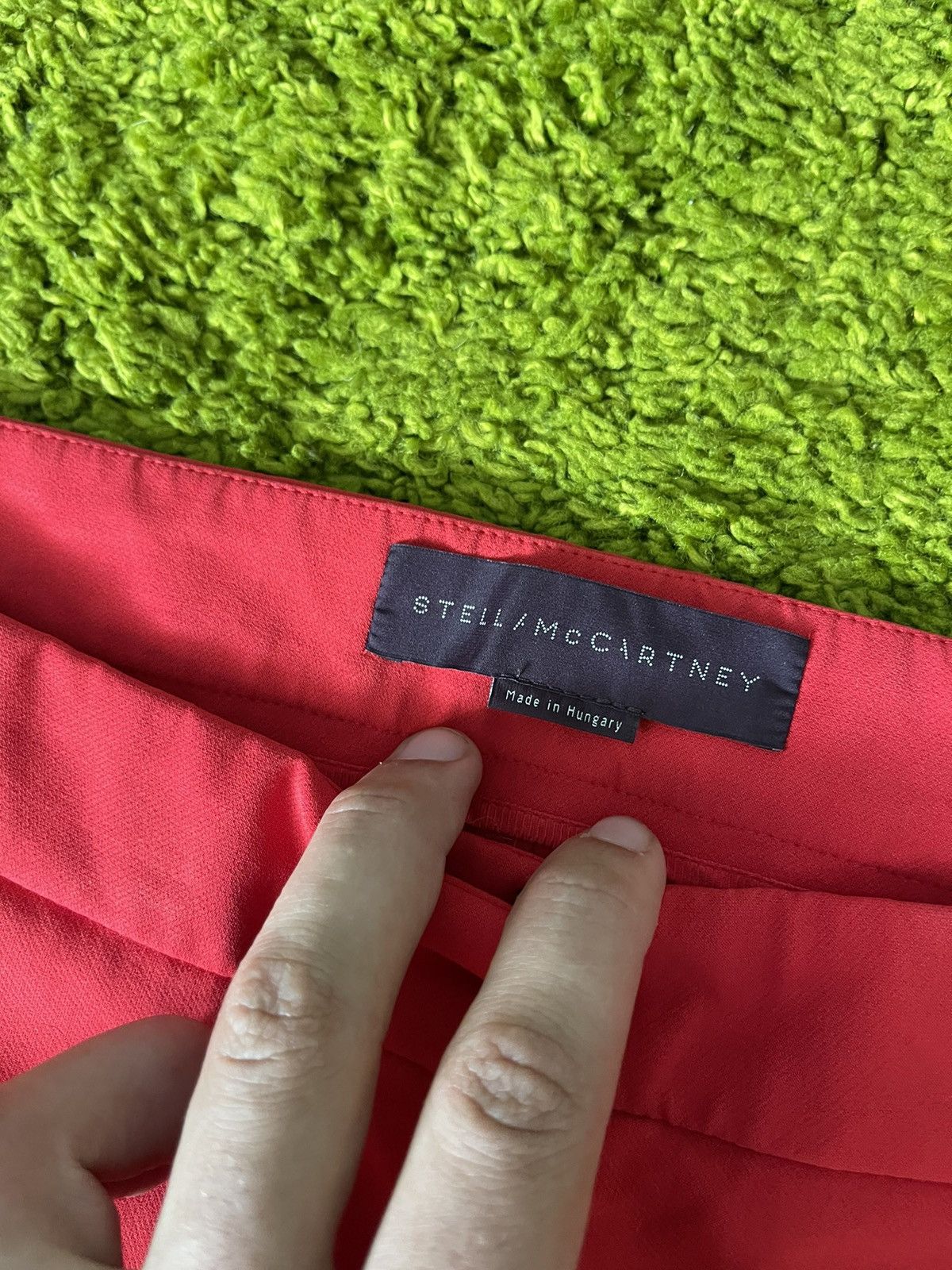 Designer × Stella McCartney Stella McCartney red pants trousers Size 30" / US 8 / IT 44 - 4 Thumbnail