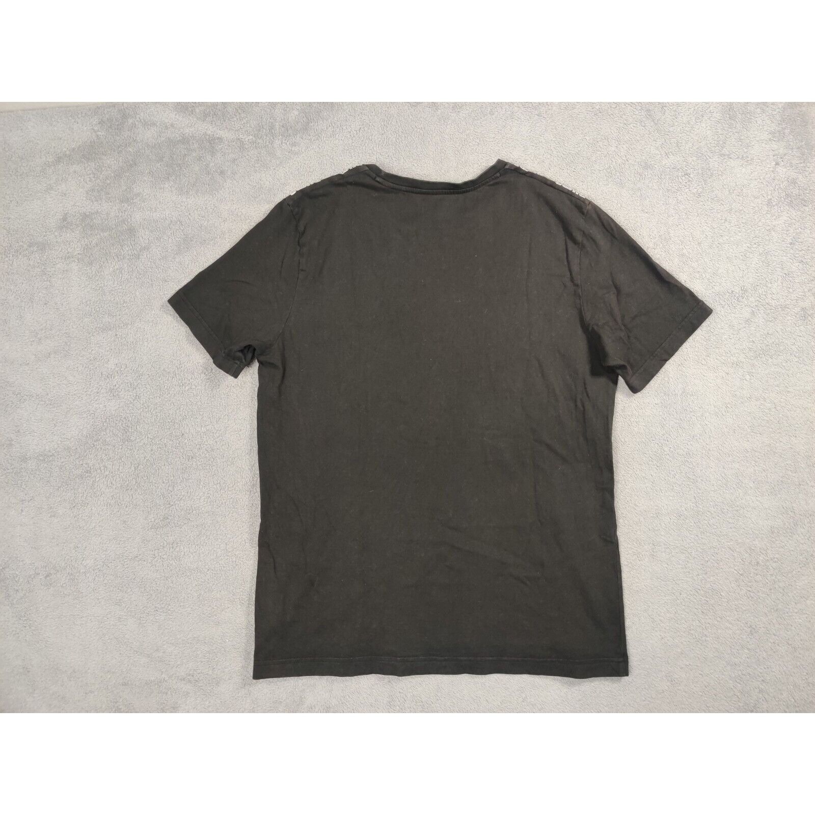 Puma PUMA Shirt Adult Mens Large Black White Spell Out Logo Size US L / EU 52-54 / 3 - 6 Thumbnail