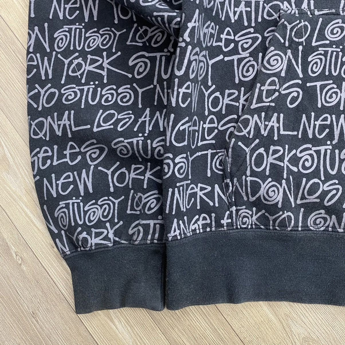 Stussy 00s Stussy World Tour Monogram Logo Pull Over Hoodie Japan Size US S / EU 44-46 / 1 - 7 Thumbnail