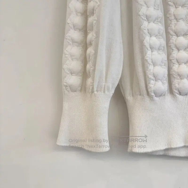 Chanel Chanel White Cotton Blend Long Sleeve Sweater . Size S / US 4 / IT 40 - 6 Thumbnail