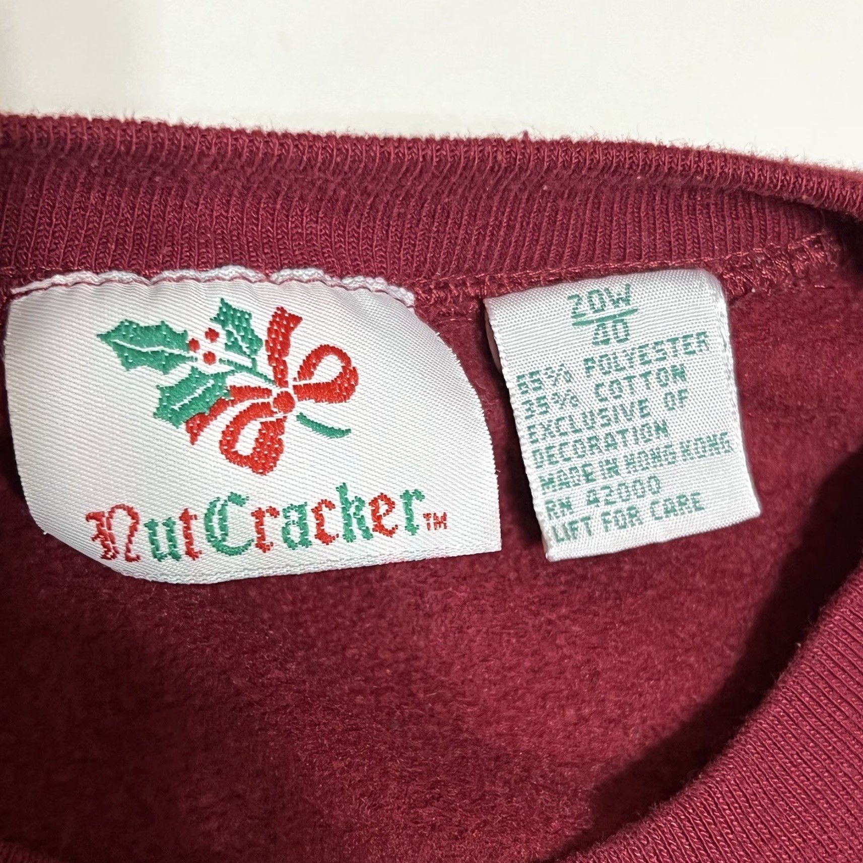 Vintage VINTAGE Nutcracker Sweatshirt Crewneck Christmas Women’s 20W Green Cotton Blend Embroidered Santa Patch Pullover +Plus Size Women Size 3XL / US 20-22 - 8 Thumbnail