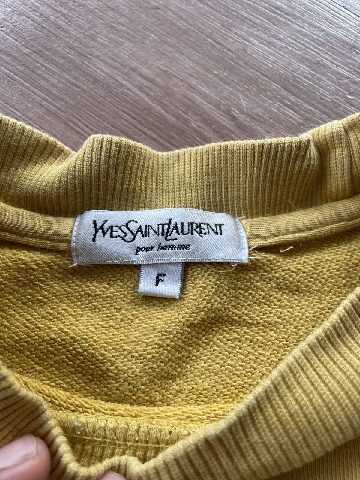 Yves Saint Laurent Yves saint laurent big logo sweatshirt Size US L / EU 52-54 / 3 - 3 Thumbnail