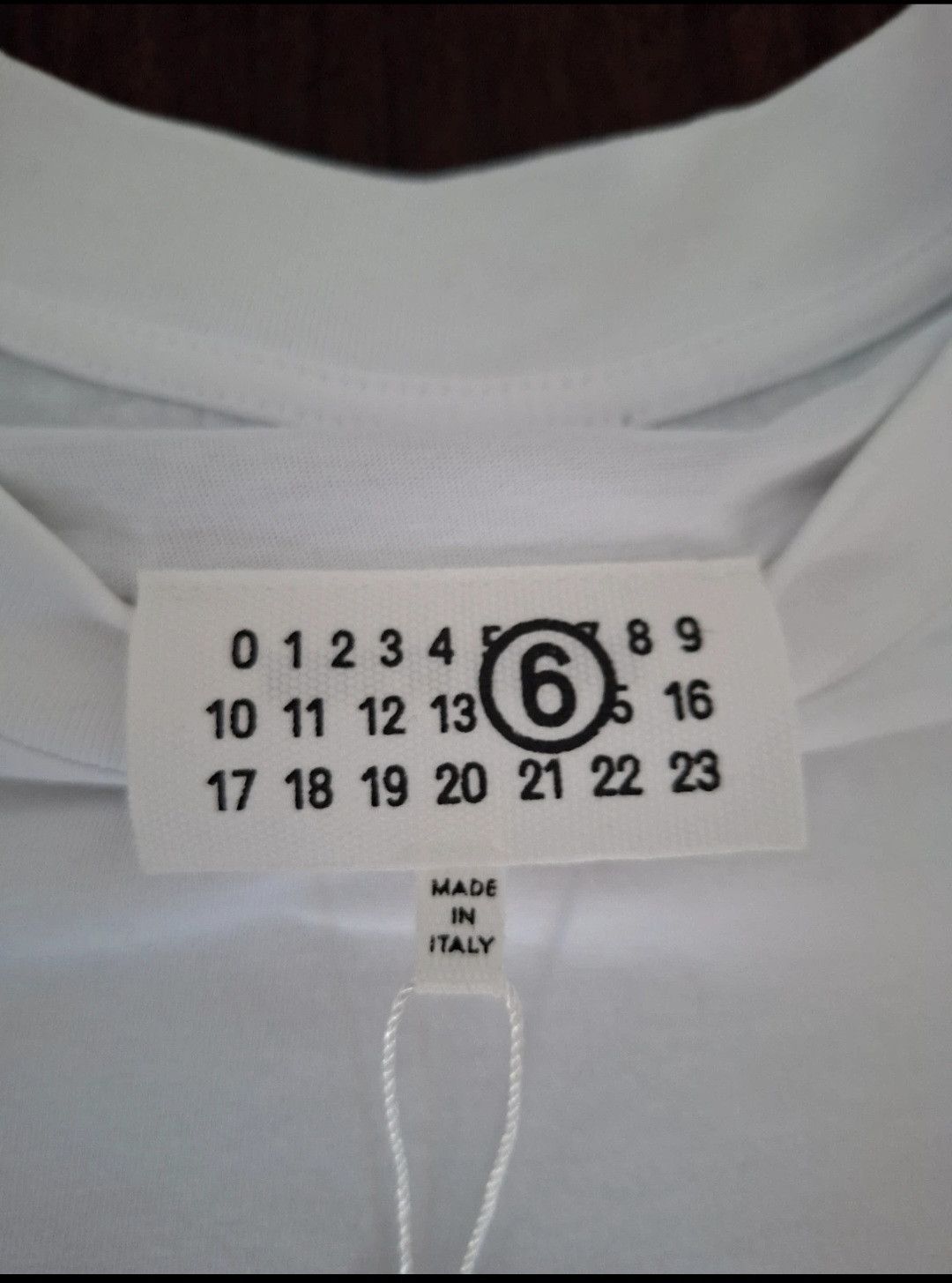 Maison Margiela White Maison Margiela Line 6 T-shirt Size US S / EU 44-46 / 1 - 6 Thumbnail
