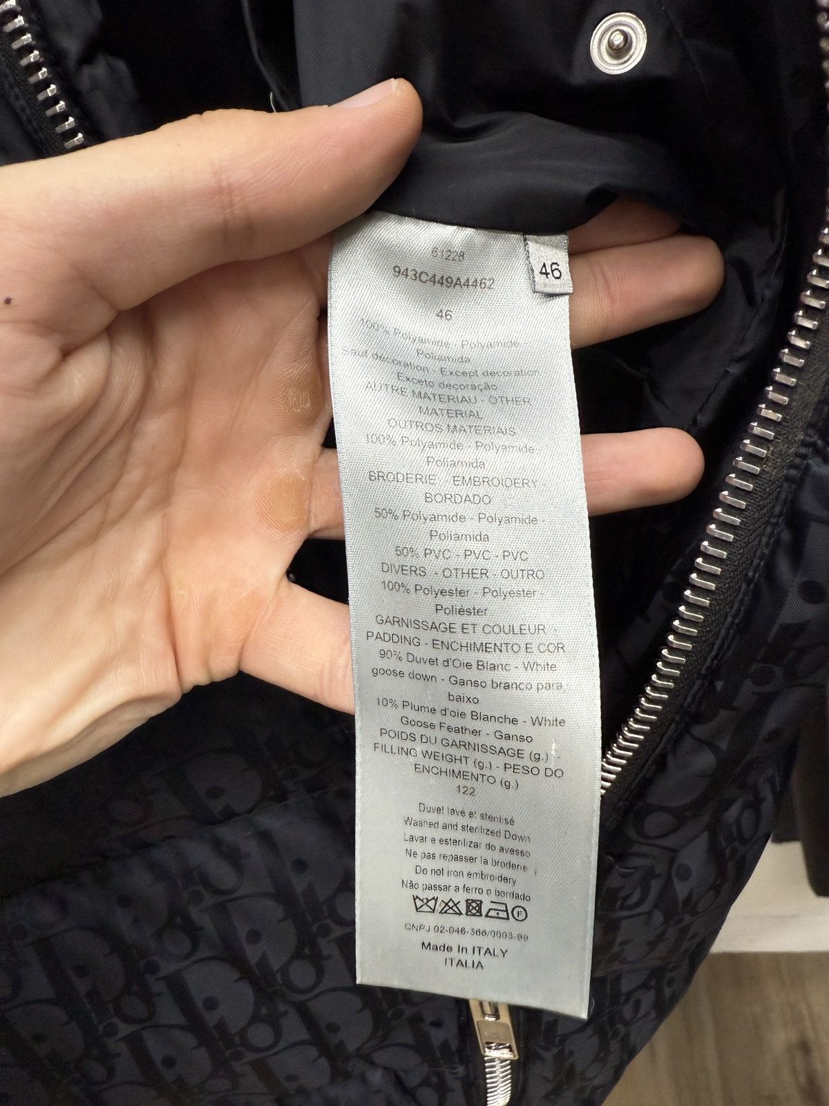 Dior Christian Dior Black Monogram Light Jacket Size US S / EU 44-46 / 1 - 11 Thumbnail